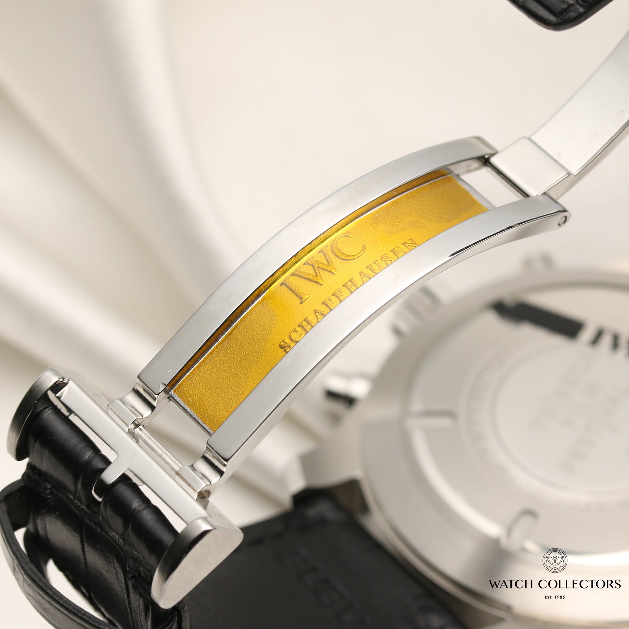 IWC Spitfire Chronograph IW3878-10 Tribeca Film Festival 2014 Stainless Steel Second Hand Watch Collectors 9