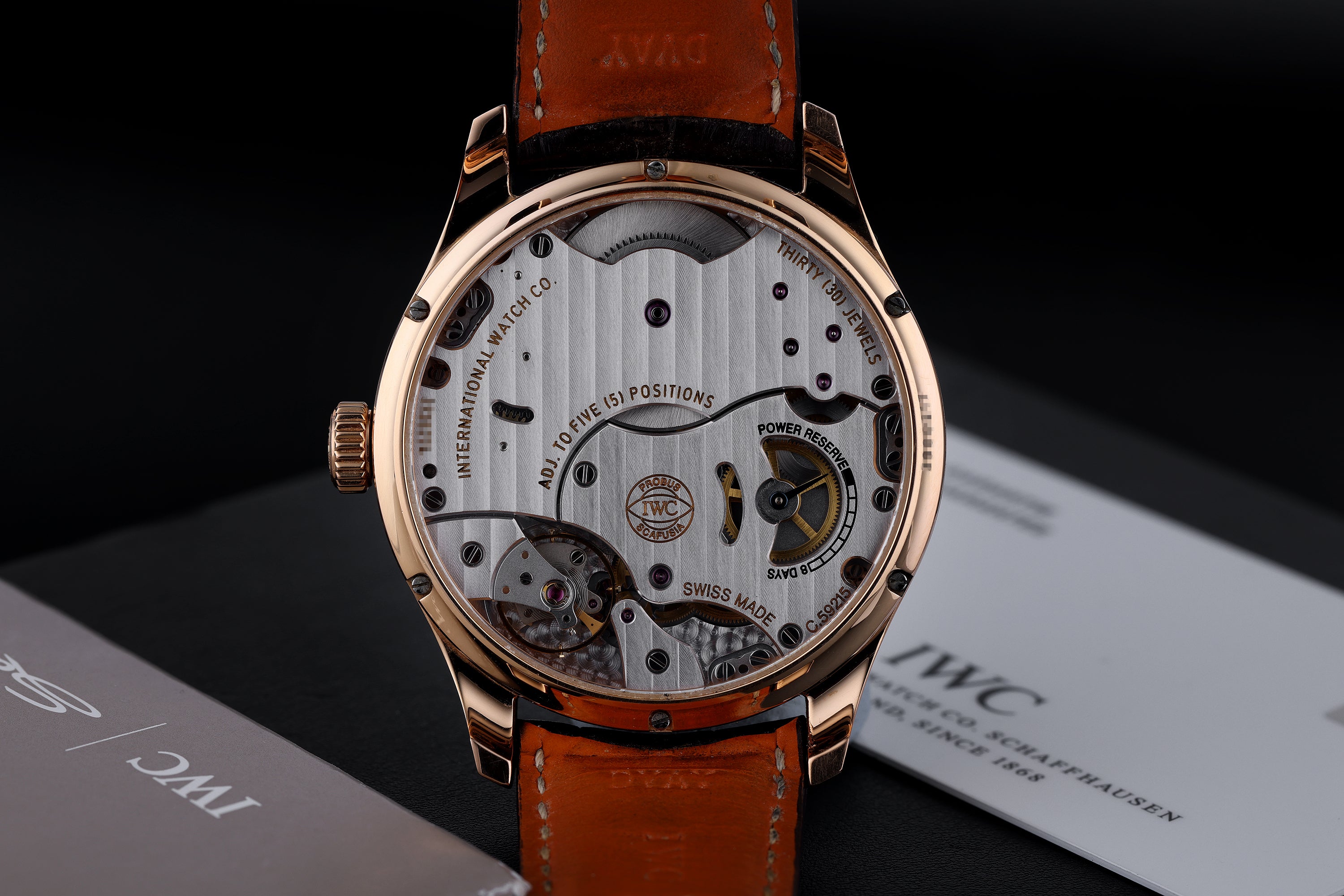 IWC Portugese Hand Wound Eight Days | REF. IW510204 | 18K Rose Gold | Box & Papers