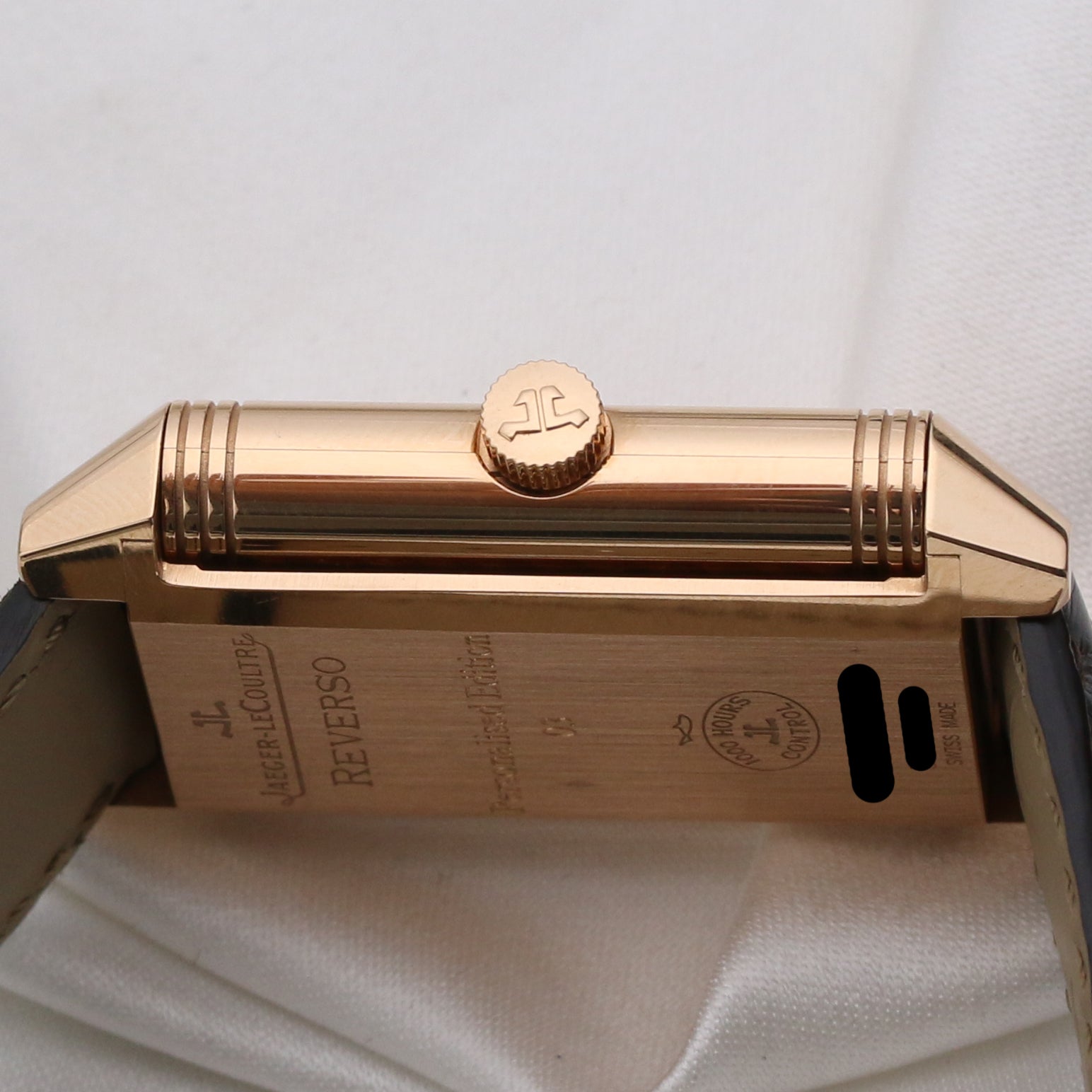 JLC Reverso 18K Rose Gold Second Hand Watch Collectors 6