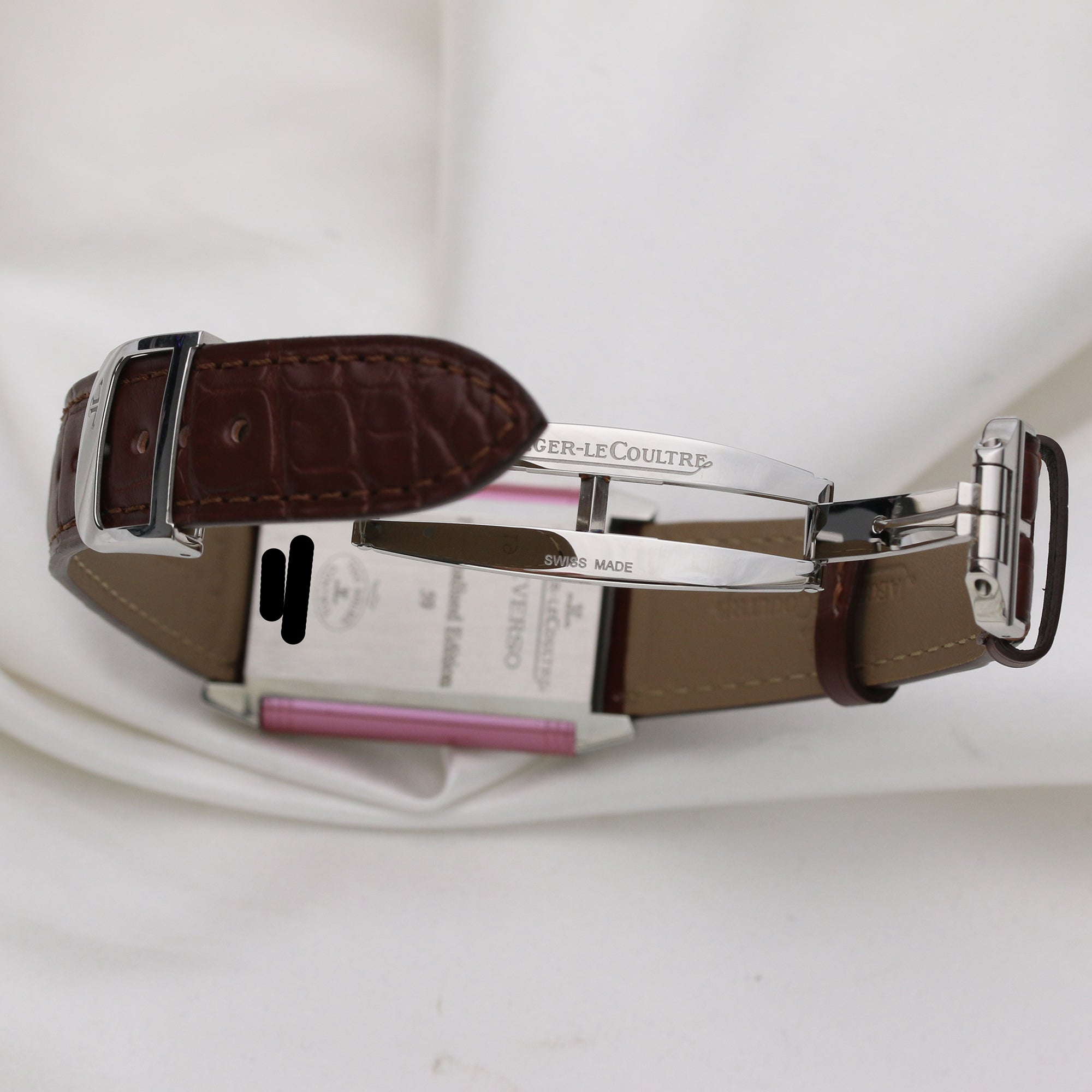 JLC Reverso 18K Stainless Steel Second Hand Watch Collectors 6