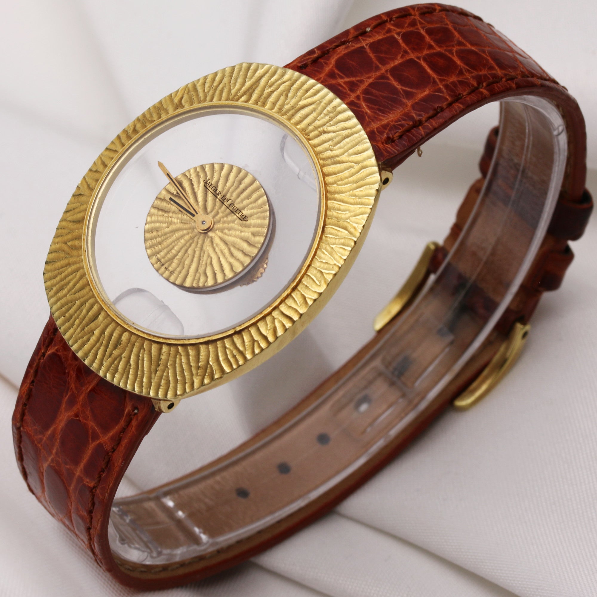 Jaege-LeCoultre 18K Yellow Gold Second Hand Watch Collectors 3