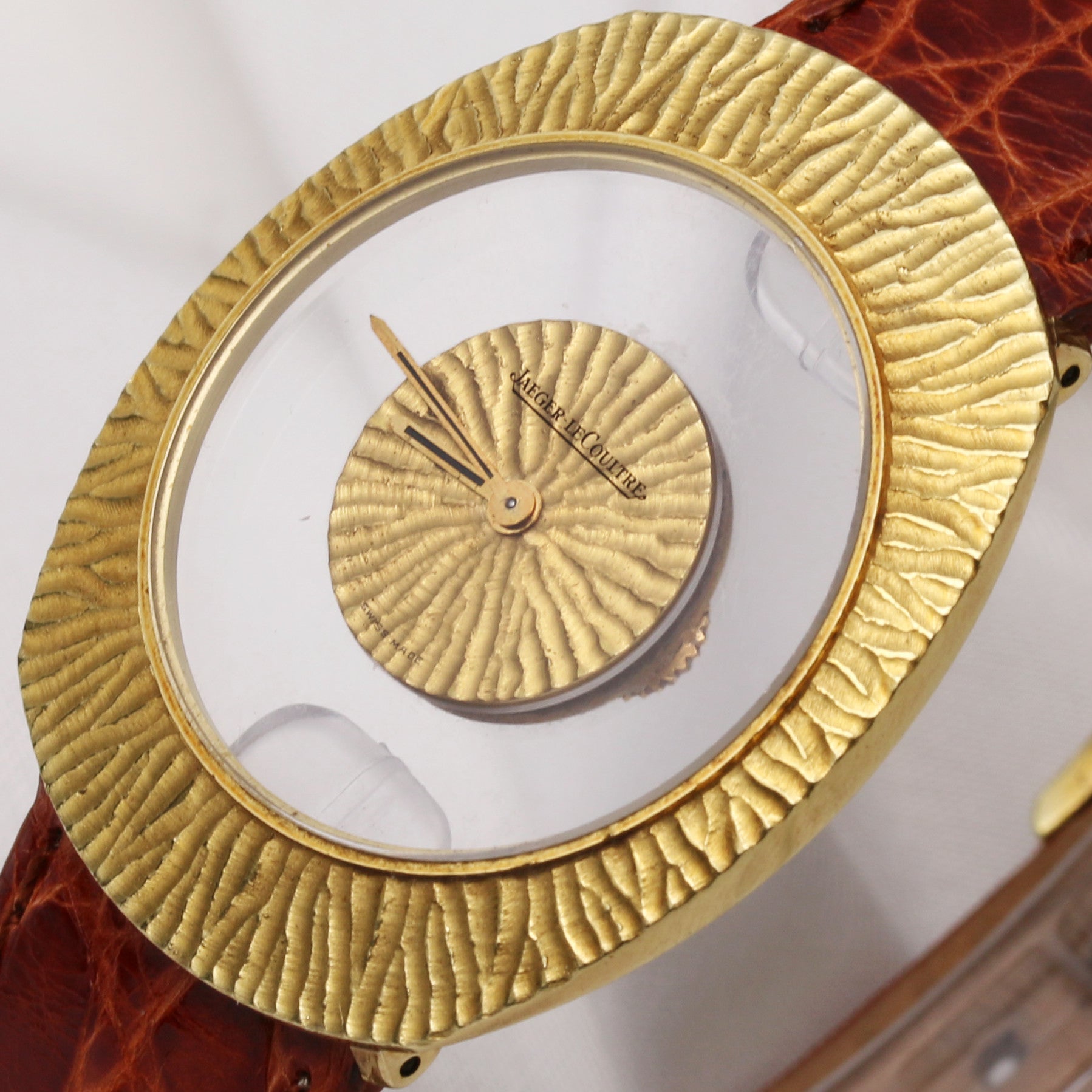 Jaege-LeCoultre 18K Yellow Gold Second Hand Watch Collectors 4