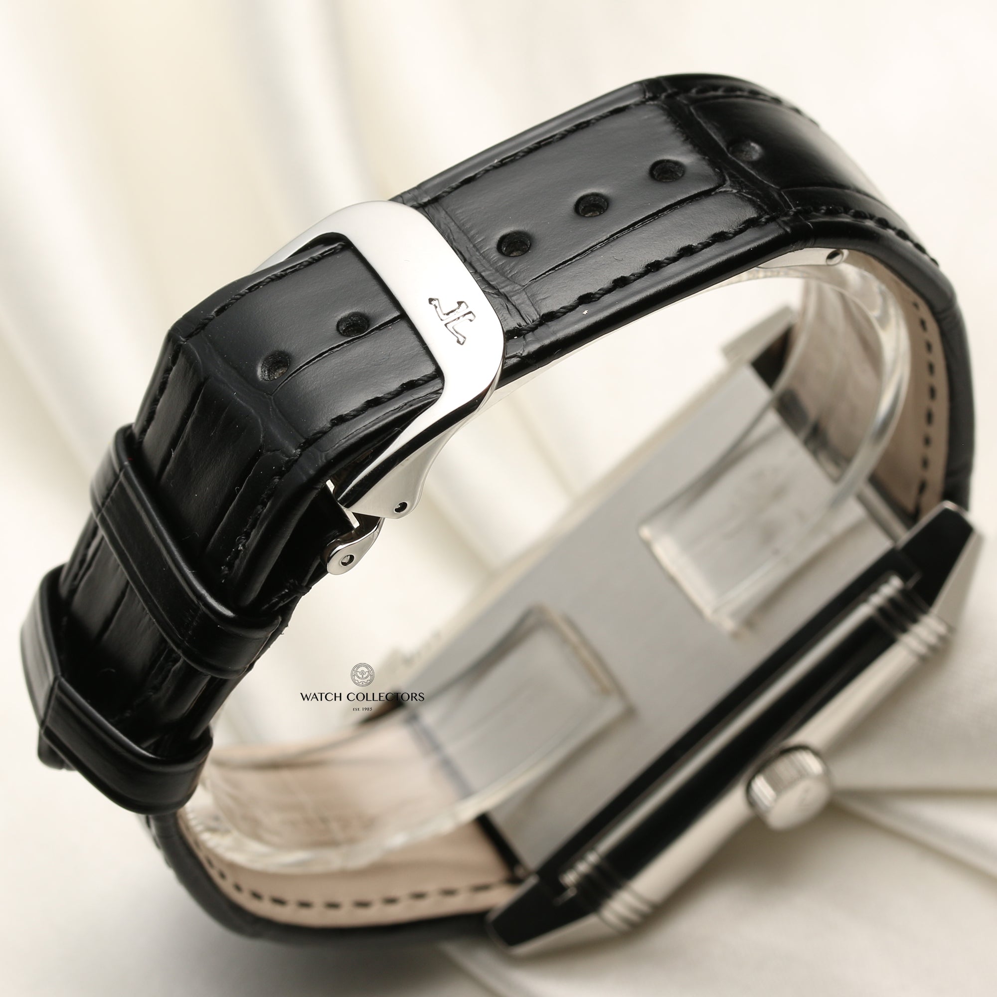 Jaeger Le-Coultre Day & Night Reverso Stainless Steel Second Hand Watch Collectors 7