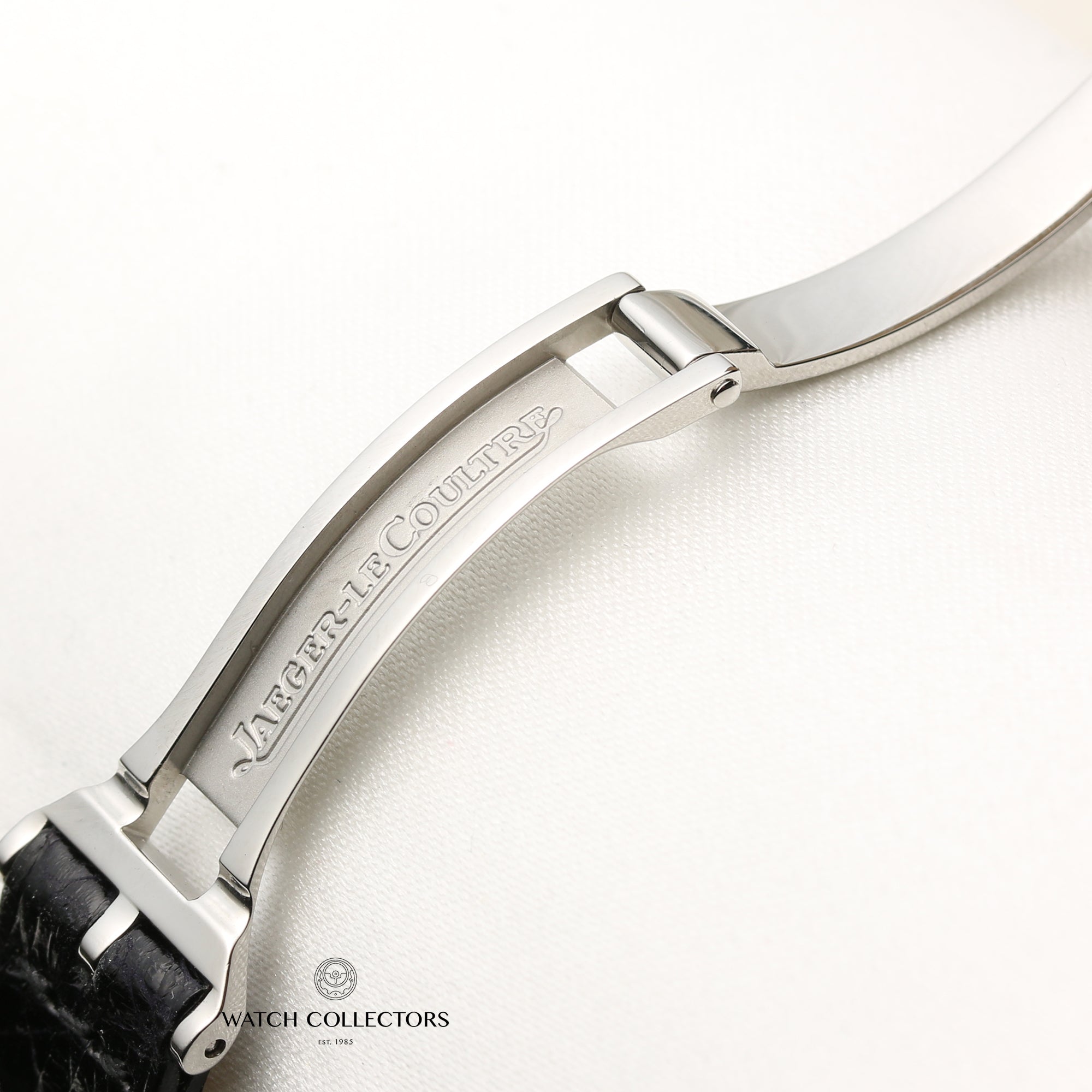 Jaeger Le-Coultre Lady Reverso Stainless Steel Diamond Bezel Second Hand Watch Collectors 7