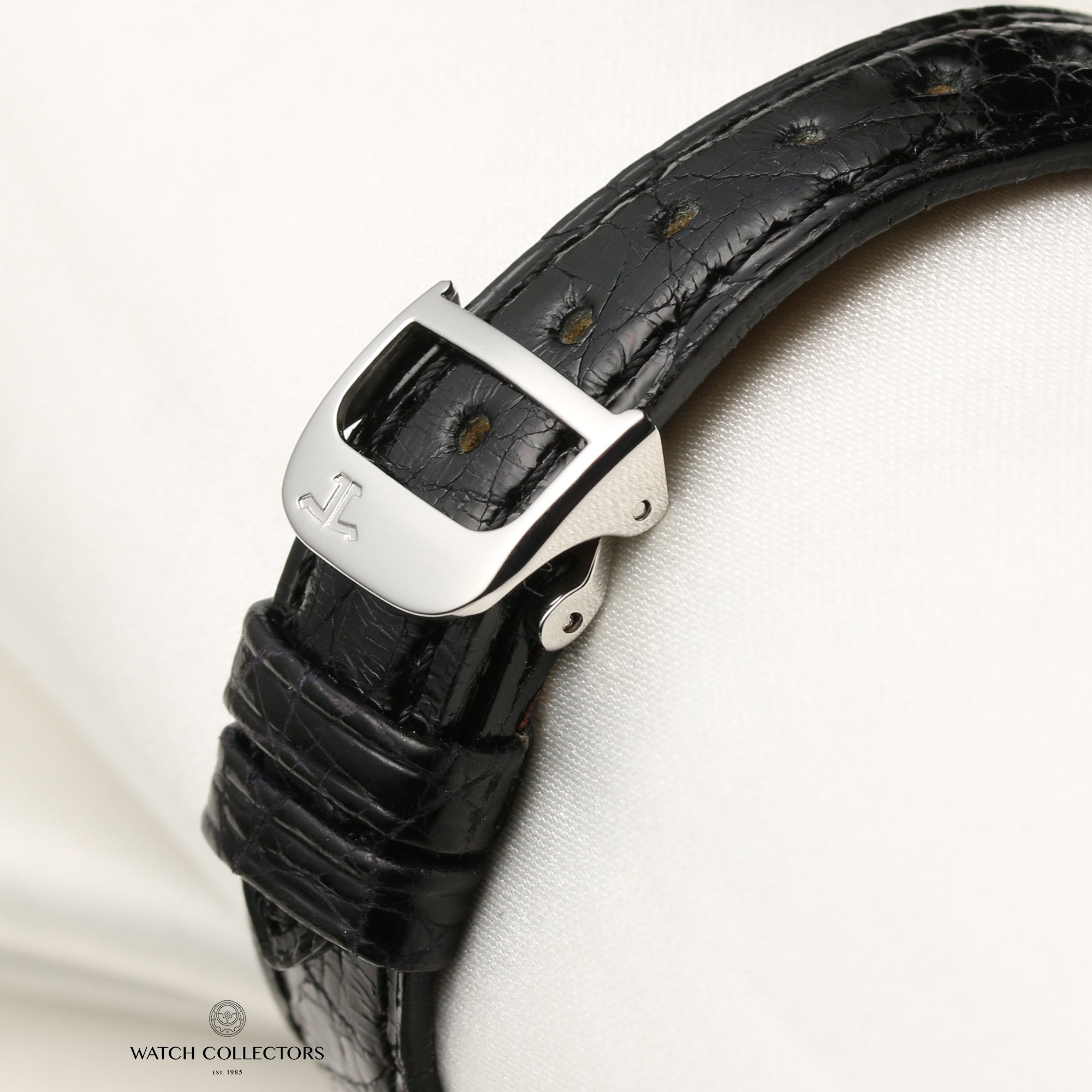 Jaeger Le-Coultre Lady Reverso Stainless Steel Diamond Bezel Second Hand Watch Collectors 8