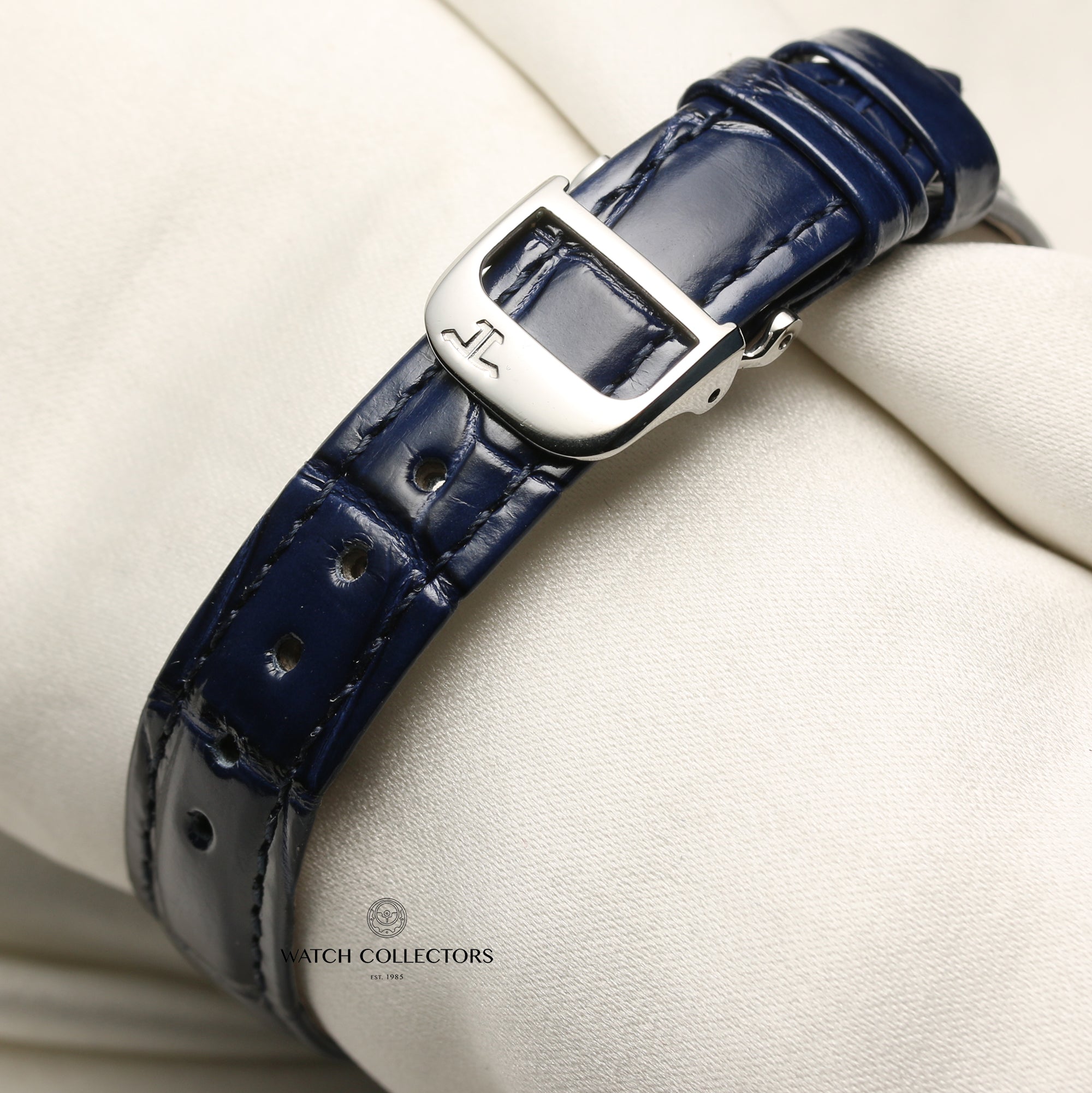 Jaeger Le-Coultre Lady Reverso Stainless Steel MOP Diamond Bezel Second Hand Watch Collectors 8