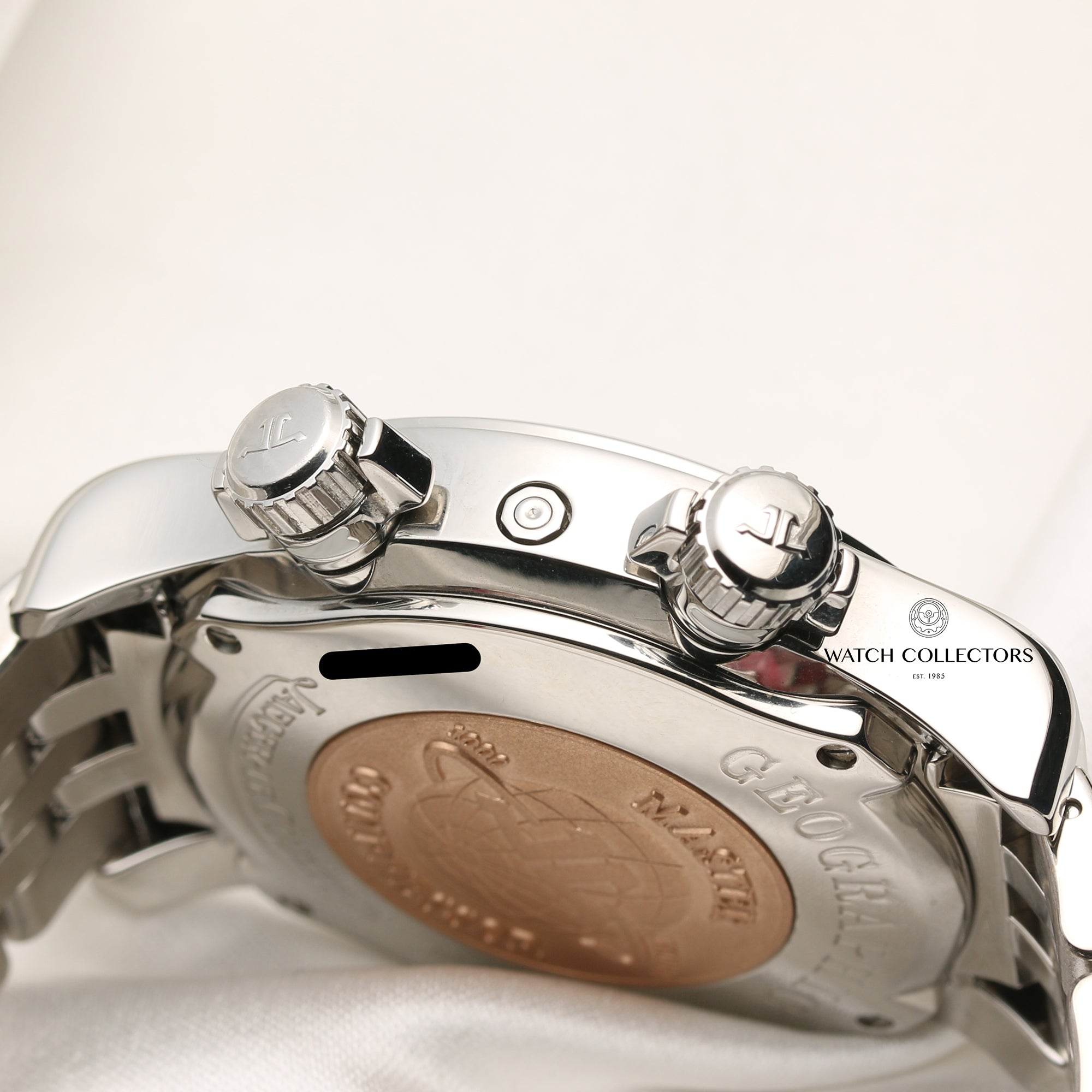 Jaeger Le-Coultre Master Compressor Geographic Stainless Steel Second Hand Watch Collectors 5