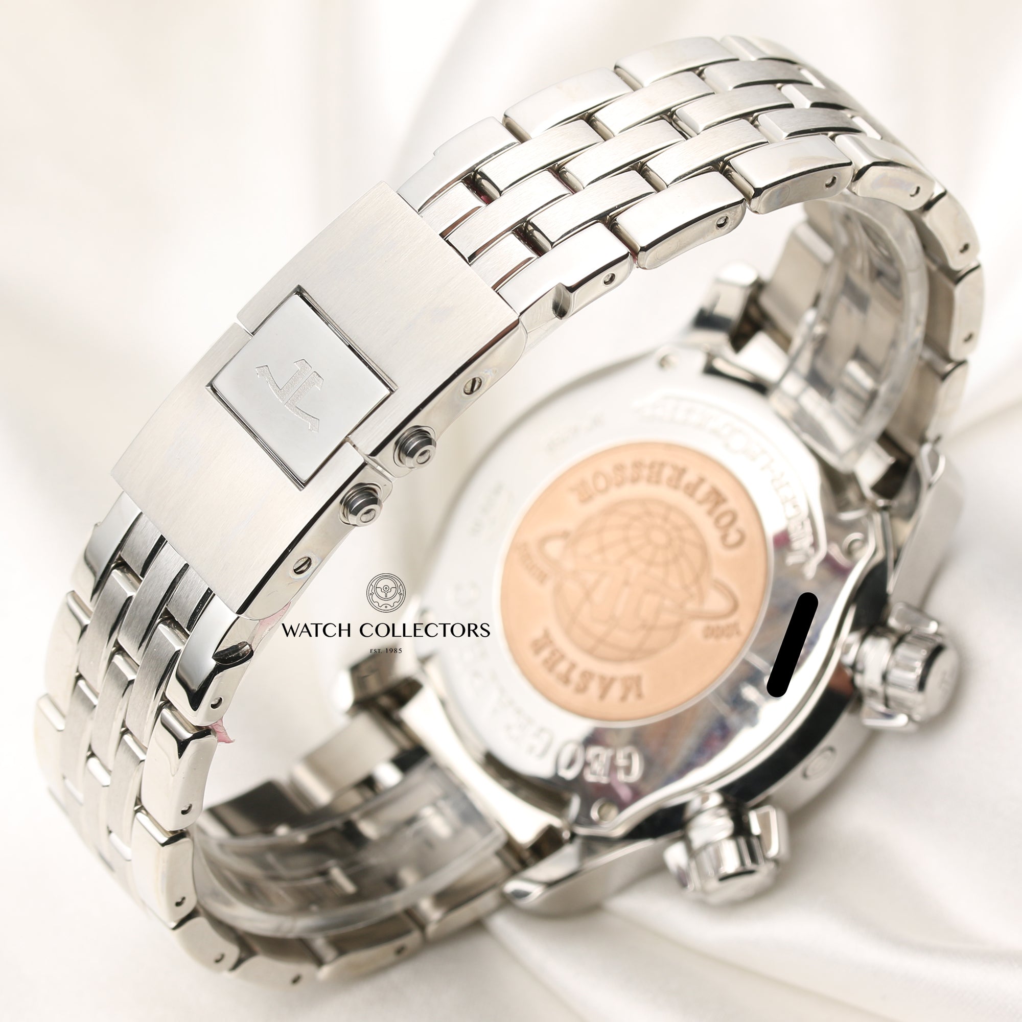 Jaeger Le-Coultre Master Compressor Geographic Stainless Steel Second Hand Watch Collectors 6