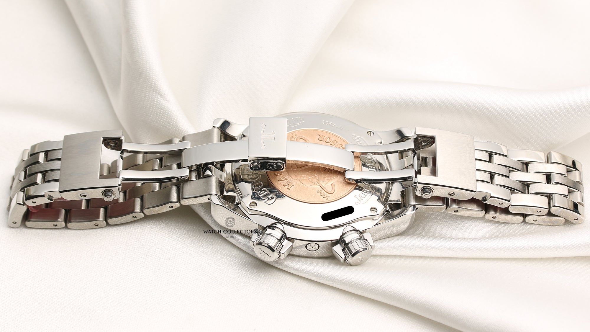 Jaeger Le-Coultre Master Compressor Geographic Stainless Steel Second Hand Watch Collectors 7