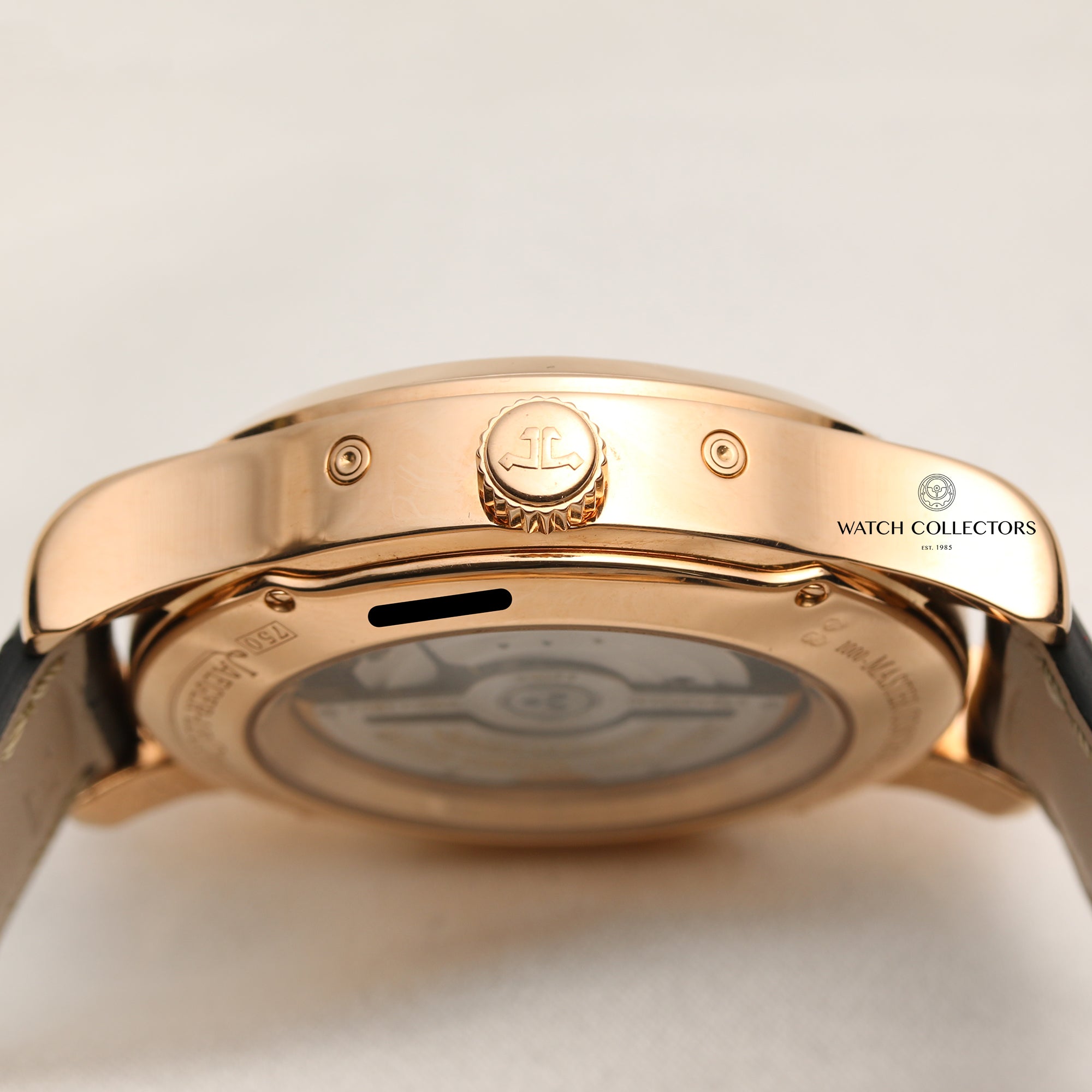 Jaeger Le-Coultre Master Control 18K Rose Gold Second Hand Watch Collectors 6