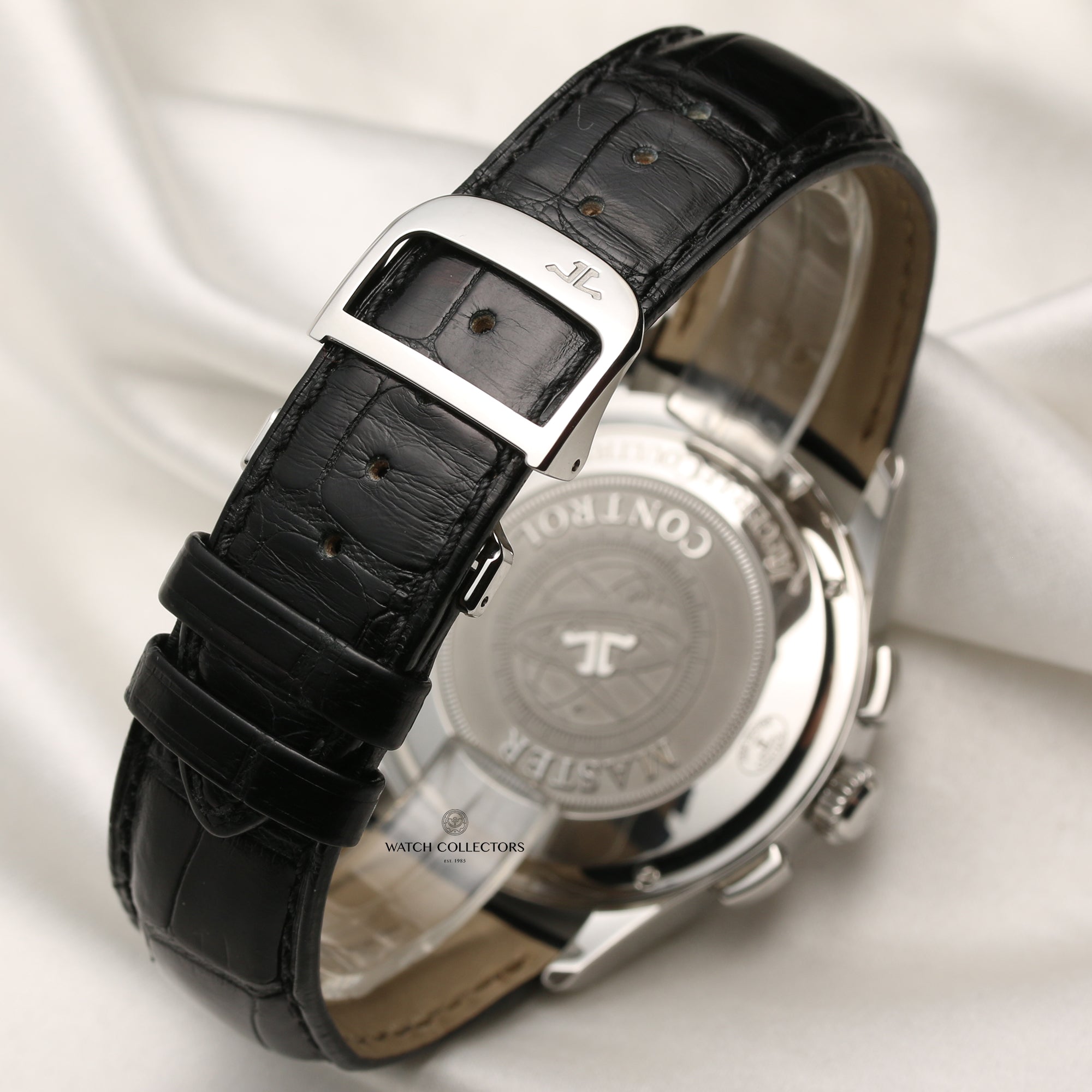 Jaeger Le-Coultre Master Control Stainless Steel Second Hand Watch Collectors 6