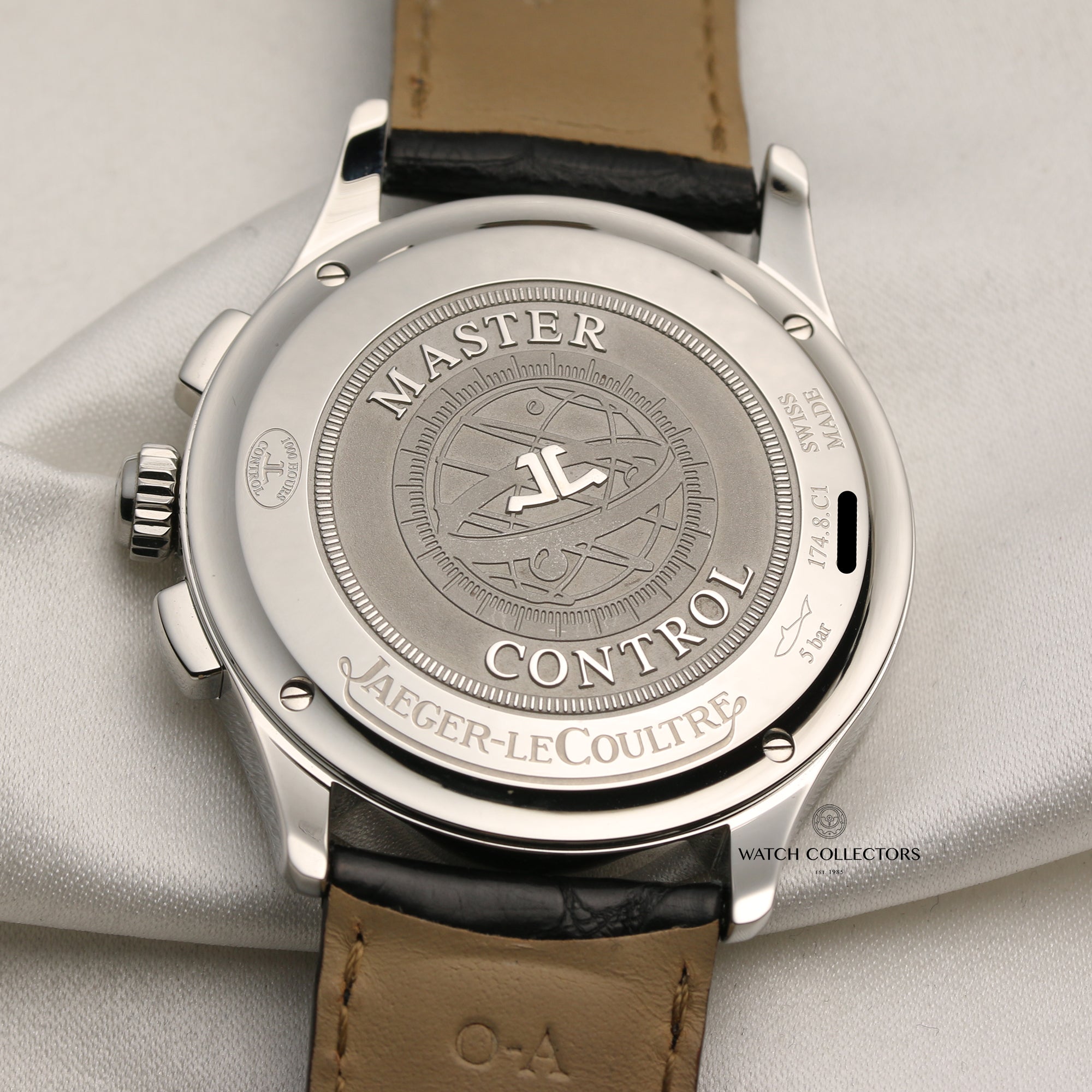 Jaeger Le-Coultre Master Control Stainless Steel Second Hand Watch Collectors 7