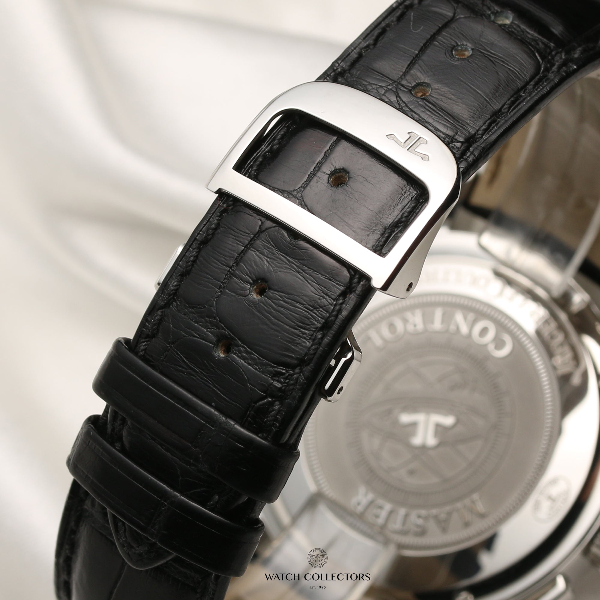 Jaeger Le-Coultre Master Control Stainless Steel Second Hand Watch Collectors 9