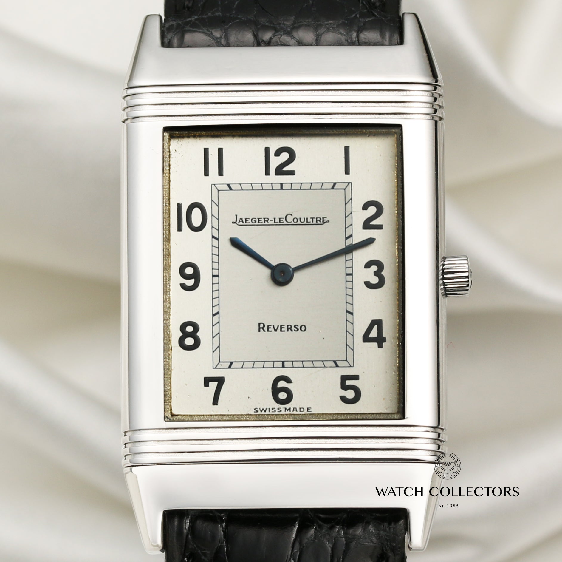 Jaeger Le-Coultre Reverso Stainless Steel Second Hand Watch Collectors 2