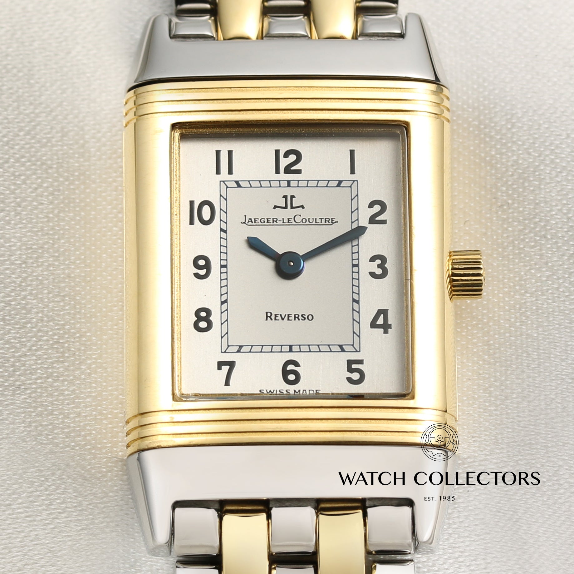 Jaeger Le-Coultre Reverso Steel & Gold Second Hand Watch Collectors 2