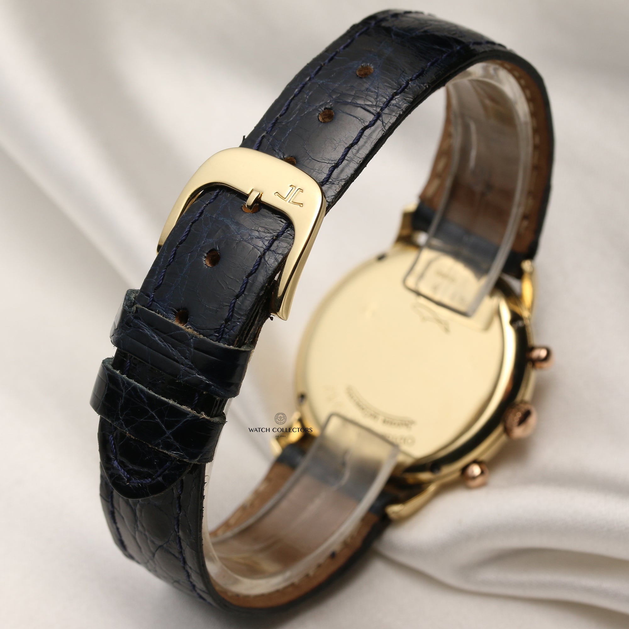 Jaeger-LeCoultre Chronograph 18K Yellow Gold Second Hand Watch Collectors 5