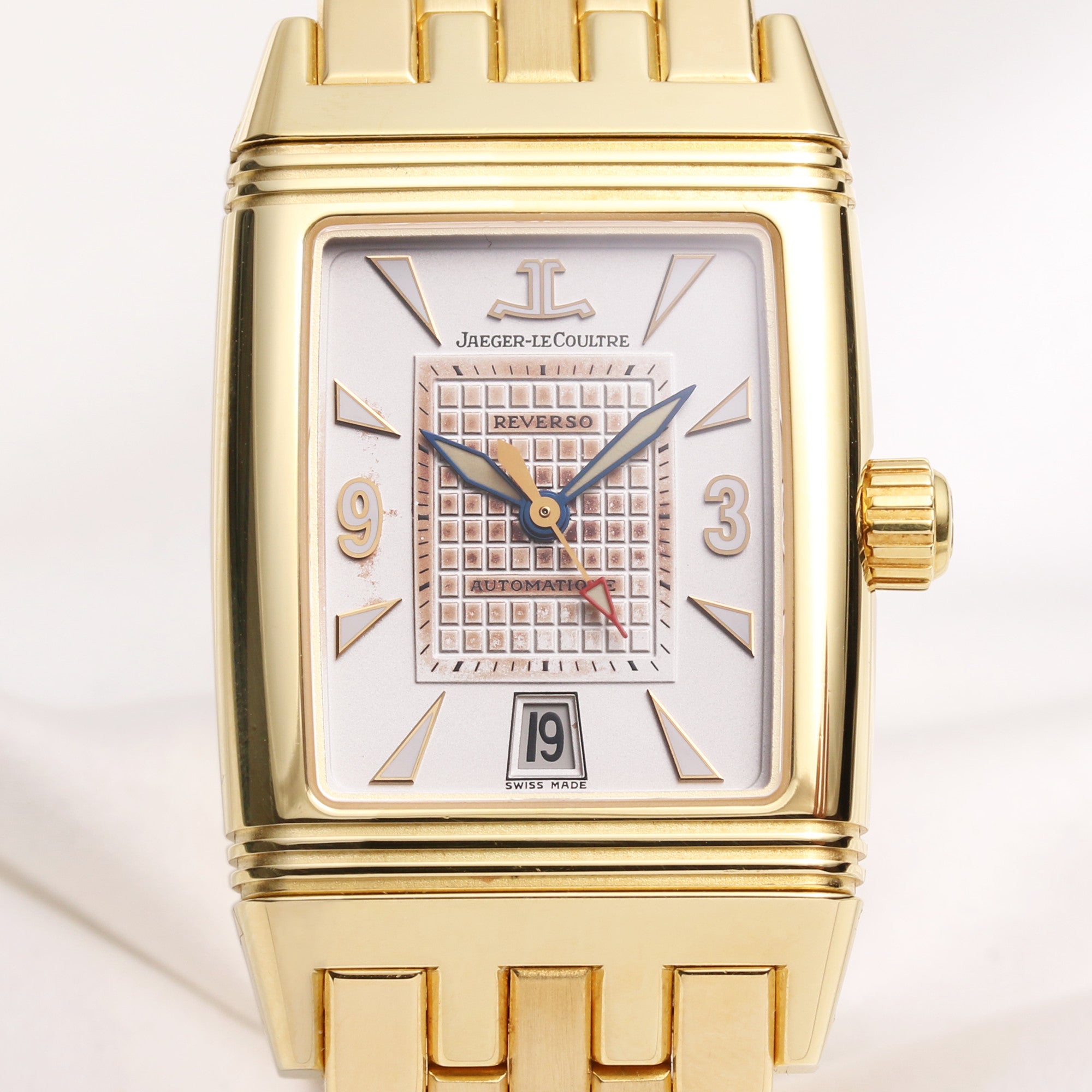 Jaeger-LeCoultre Gran Sport Reverso 290.1.60 18K Yellow Gold Second Hand Watch Collectors 2