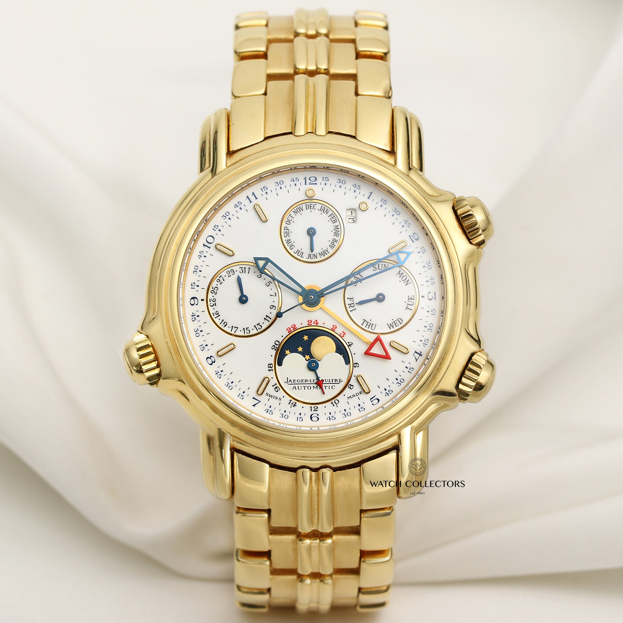 Jaeger-LeCoultre Grand Reveil 180.1.99 18K Yellow Gold Second Hand Watch Collectors (1)