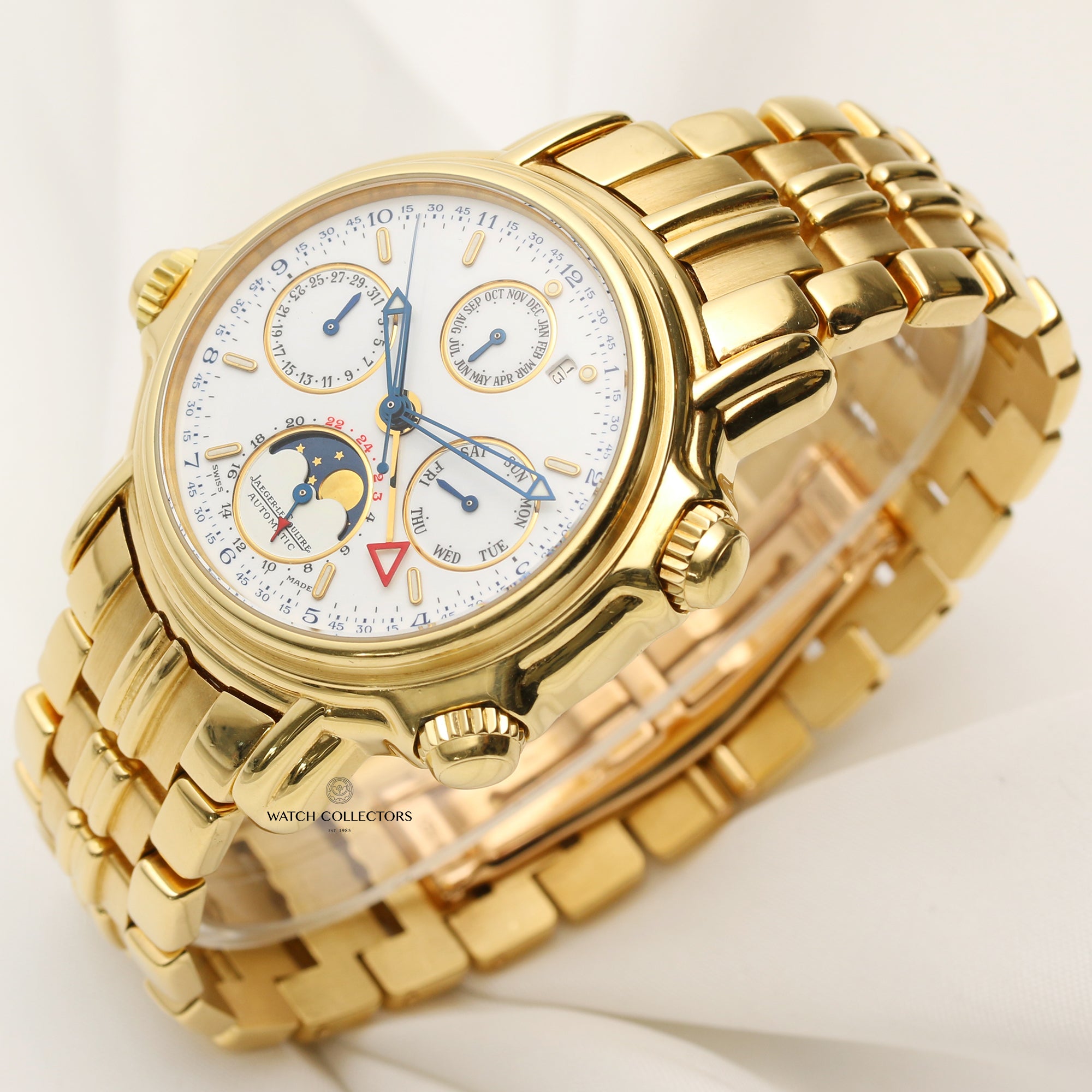 Jaeger-LeCoultre Grand Reveil 180.1.99 18K Yellow Gold Second Hand Watch Collectors (3)