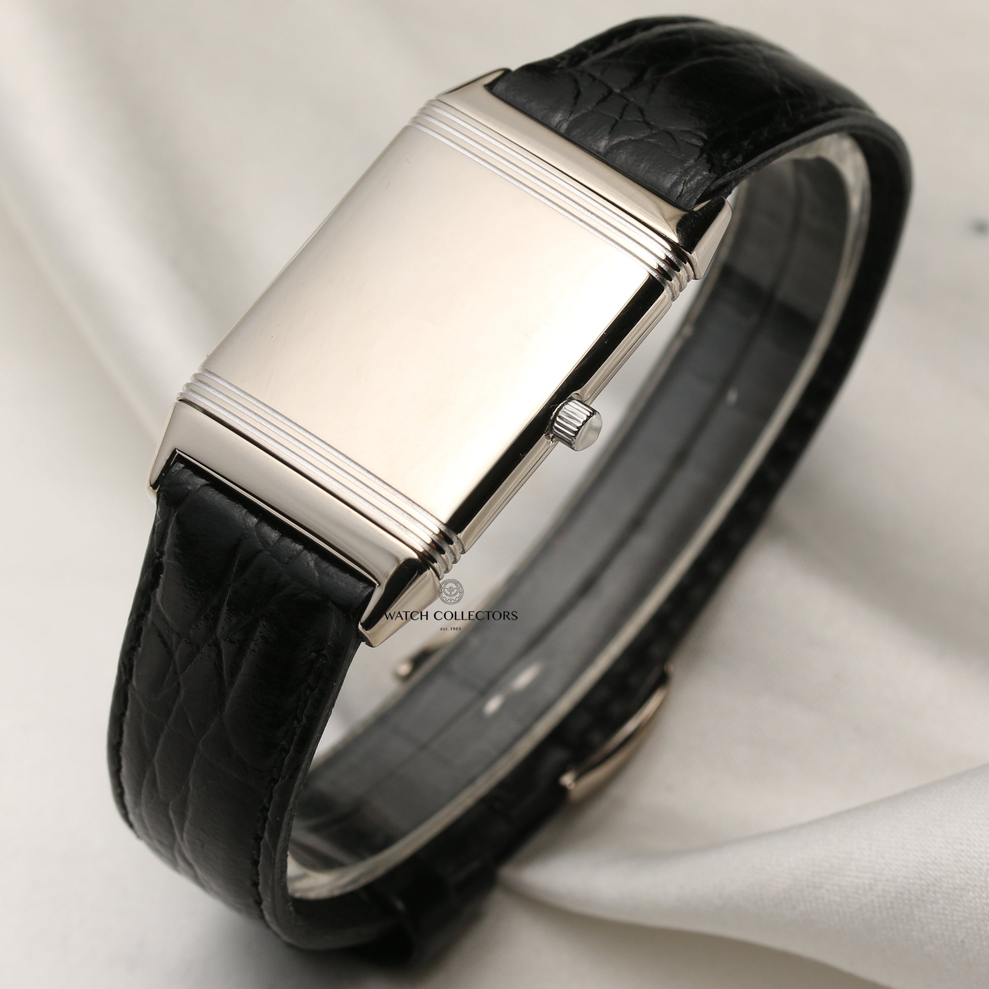 Jaeger-LeCoultre Lapis Lazuli Diamond Dial Reverso Second Hand Watch Collectors 5