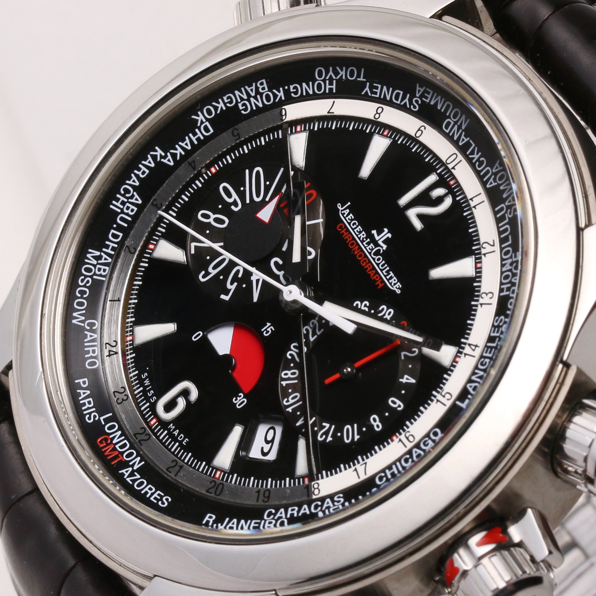 Jaeger-LeCoultre Master Compressor Extreme World Chronograph 150.8.22 Stainless Steel Second Hand Watch Collectors 4