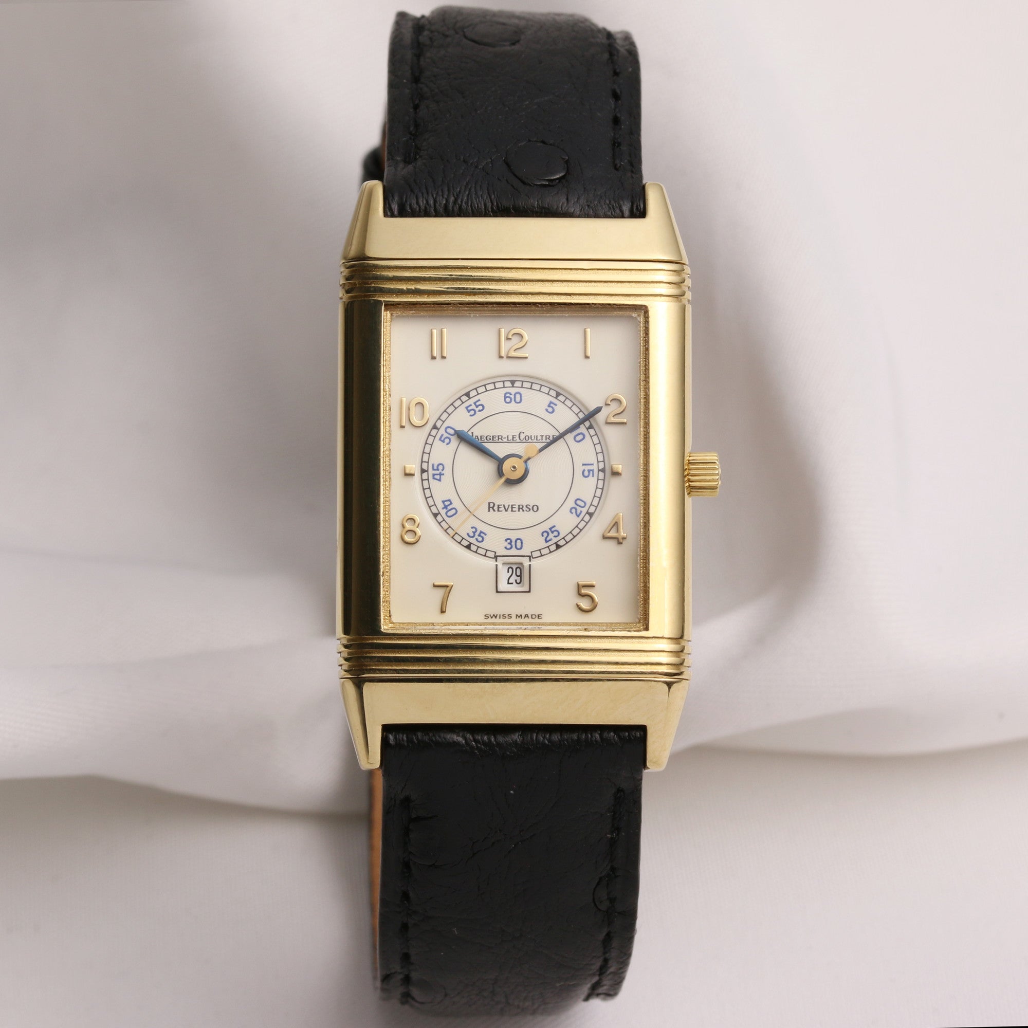 Jaeger-LeCoultre Reverso 250.1.11 18K Yellow Gold Second Hand Watch Collectors 1
