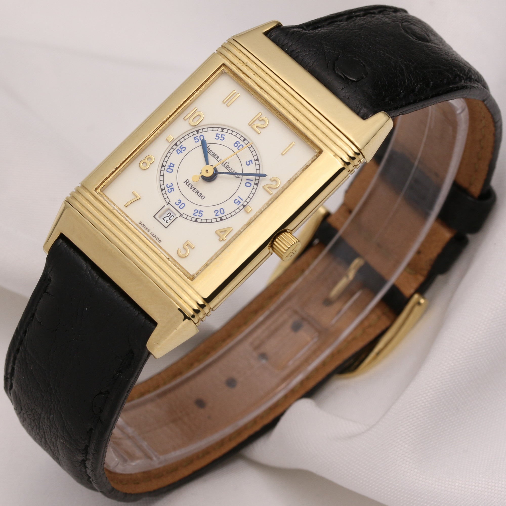 Jaeger-LeCoultre Reverso 250.1.11 18K Yellow Gold Second Hand Watch Collectors 3