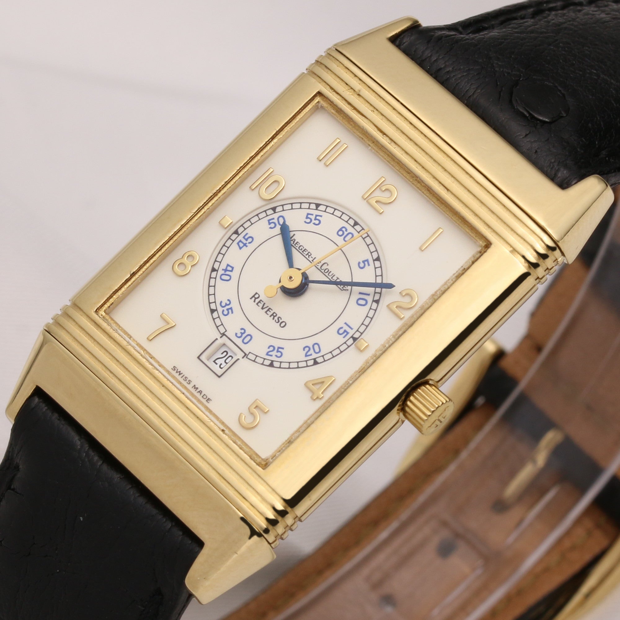 Jaeger-LeCoultre Reverso 250.1.11 18K Yellow Gold Second Hand Watch Collectors 4