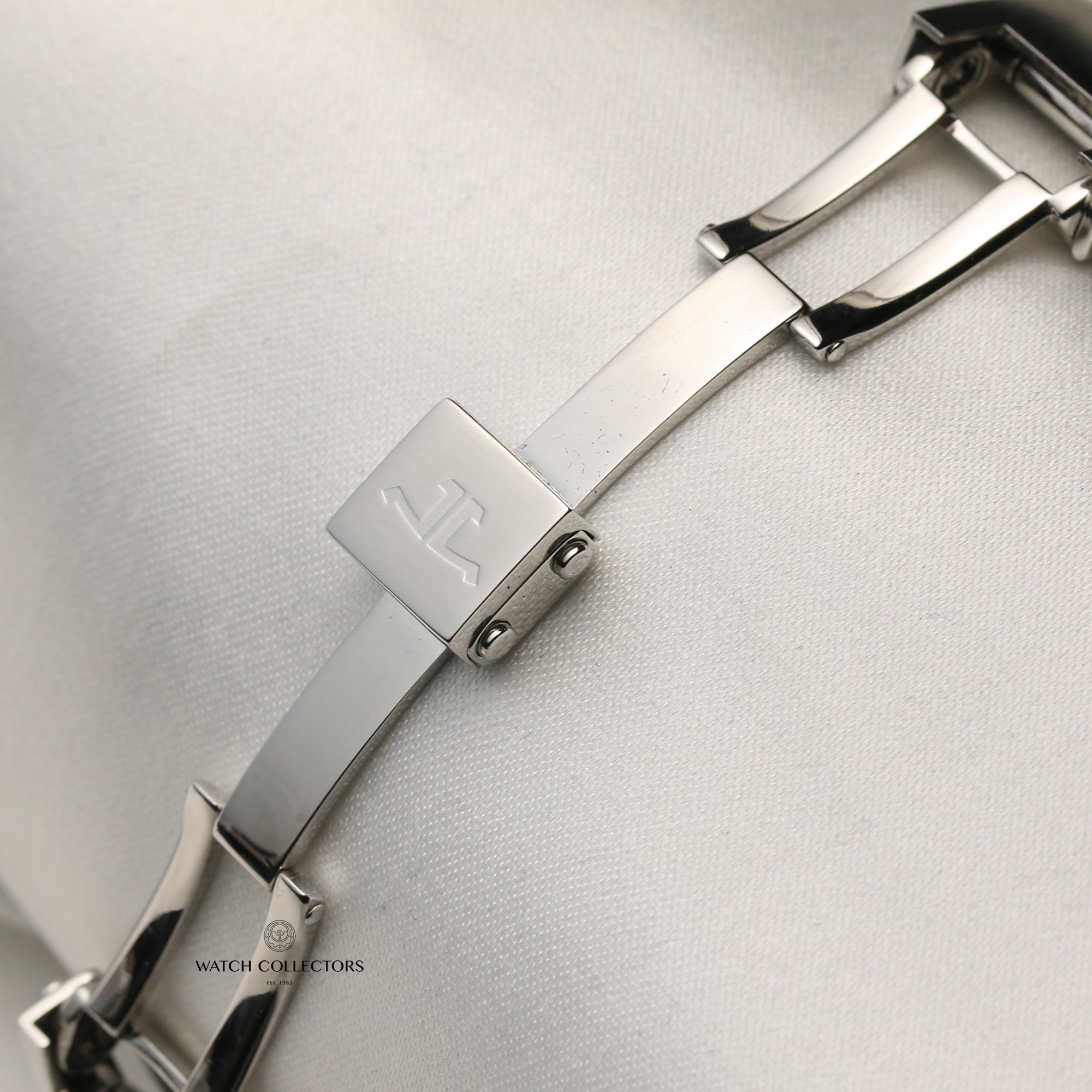 Jaeger-LeCoultre Reverso Stainless Steel Diamond Second Hand Watch Collectors 6