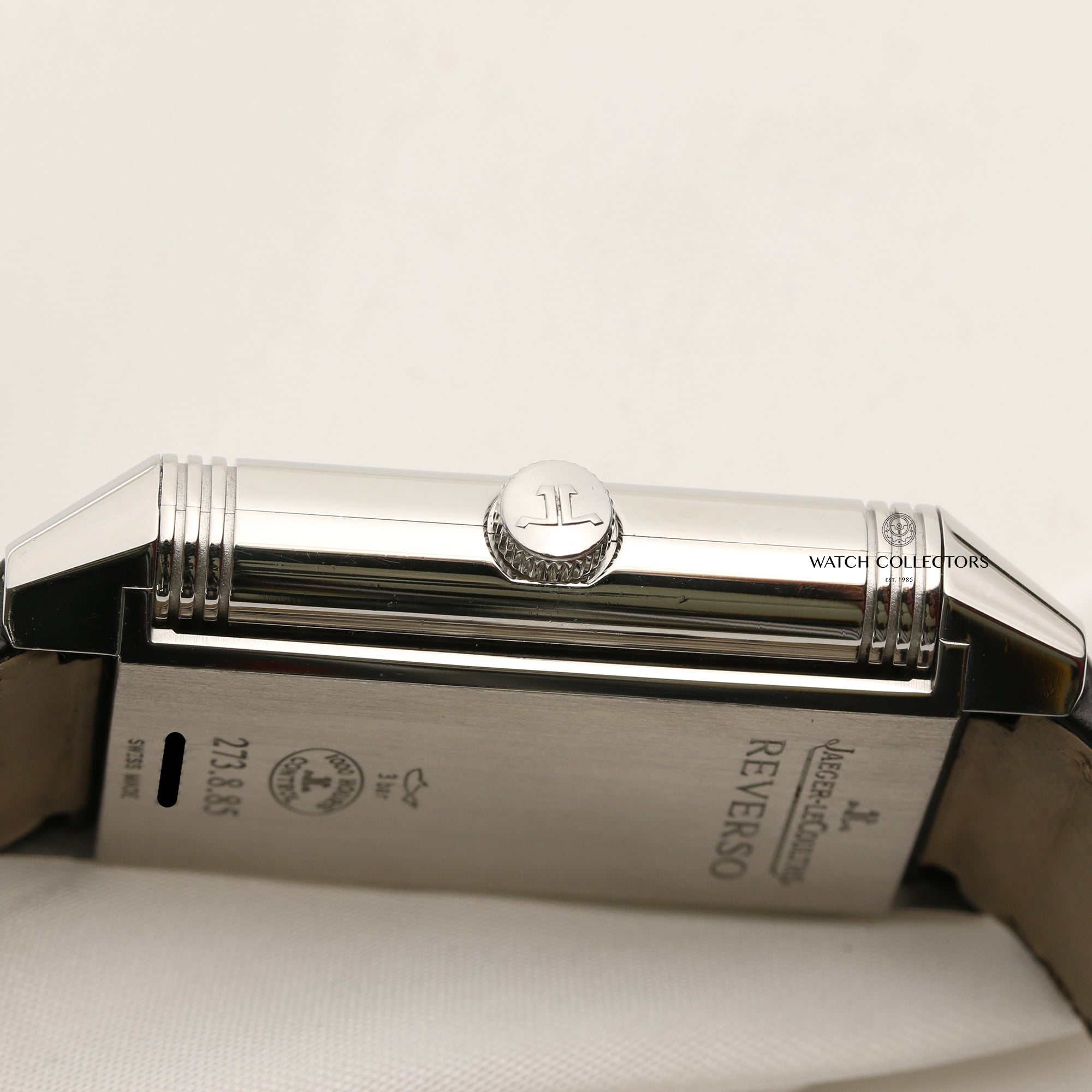 Jaeger LeCoultre Reverso Stainless Steel Second Hand Watch Collectors 4