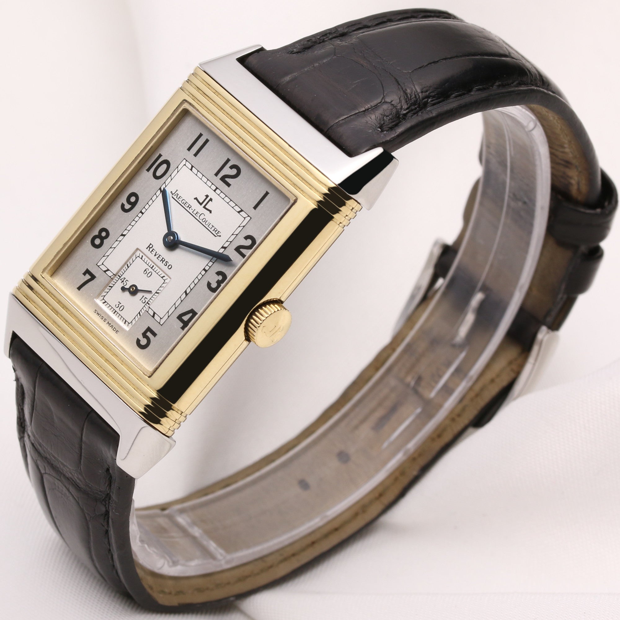 Jaeger-LeCoultre Reverso Steel & Gold 270.5.62 Silver Dial Second Hand Watch Collectors 3