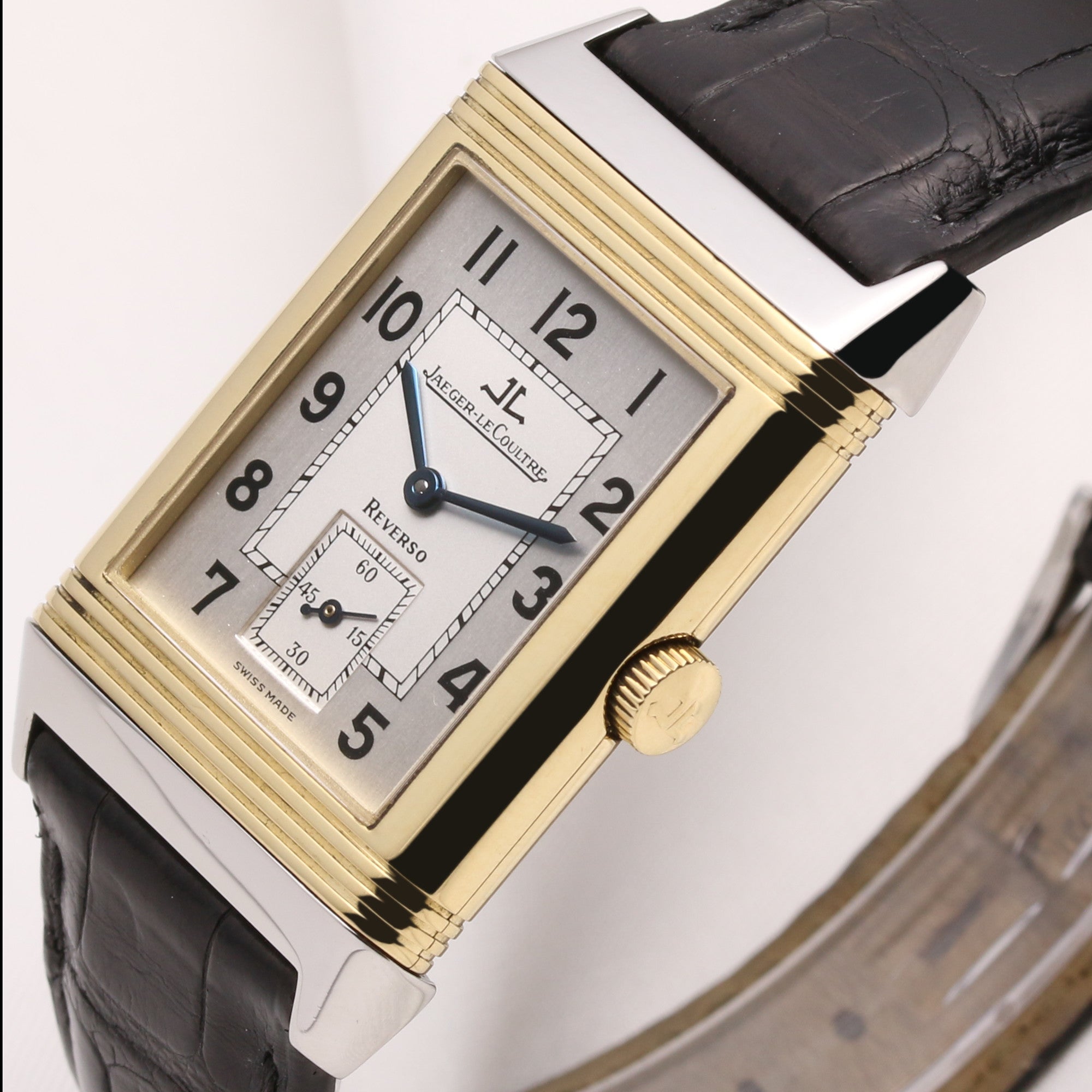 Jaeger-LeCoultre Reverso Steel & Gold 270.5.62 Silver Dial Second Hand Watch Collectors 4
