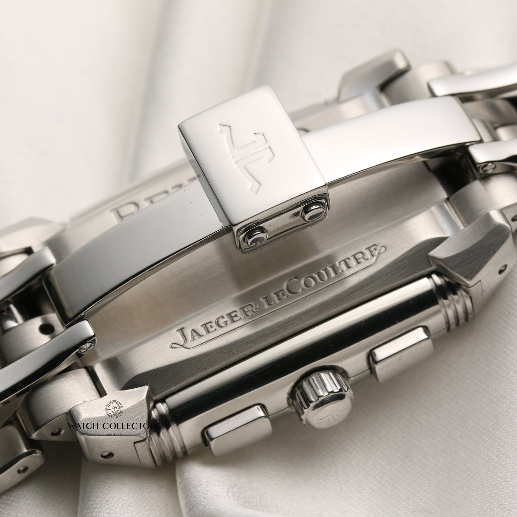 Jaeger-LeCoultre Stainless Steel Reverso Second Hand Watch Collectors 7