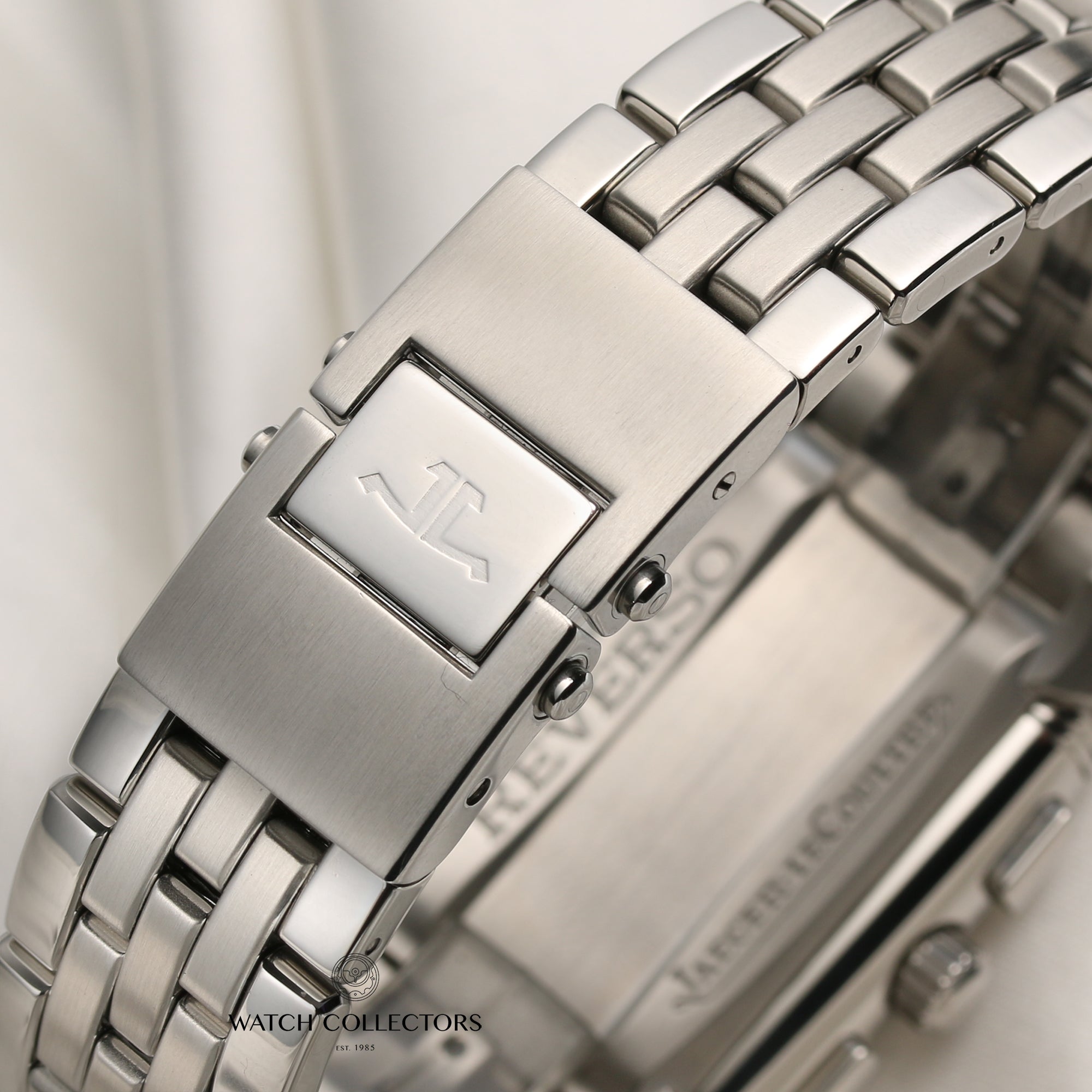 Jaeger-LeCoultre Stainless Steel Reverso Second Hand Watch Collectors 8