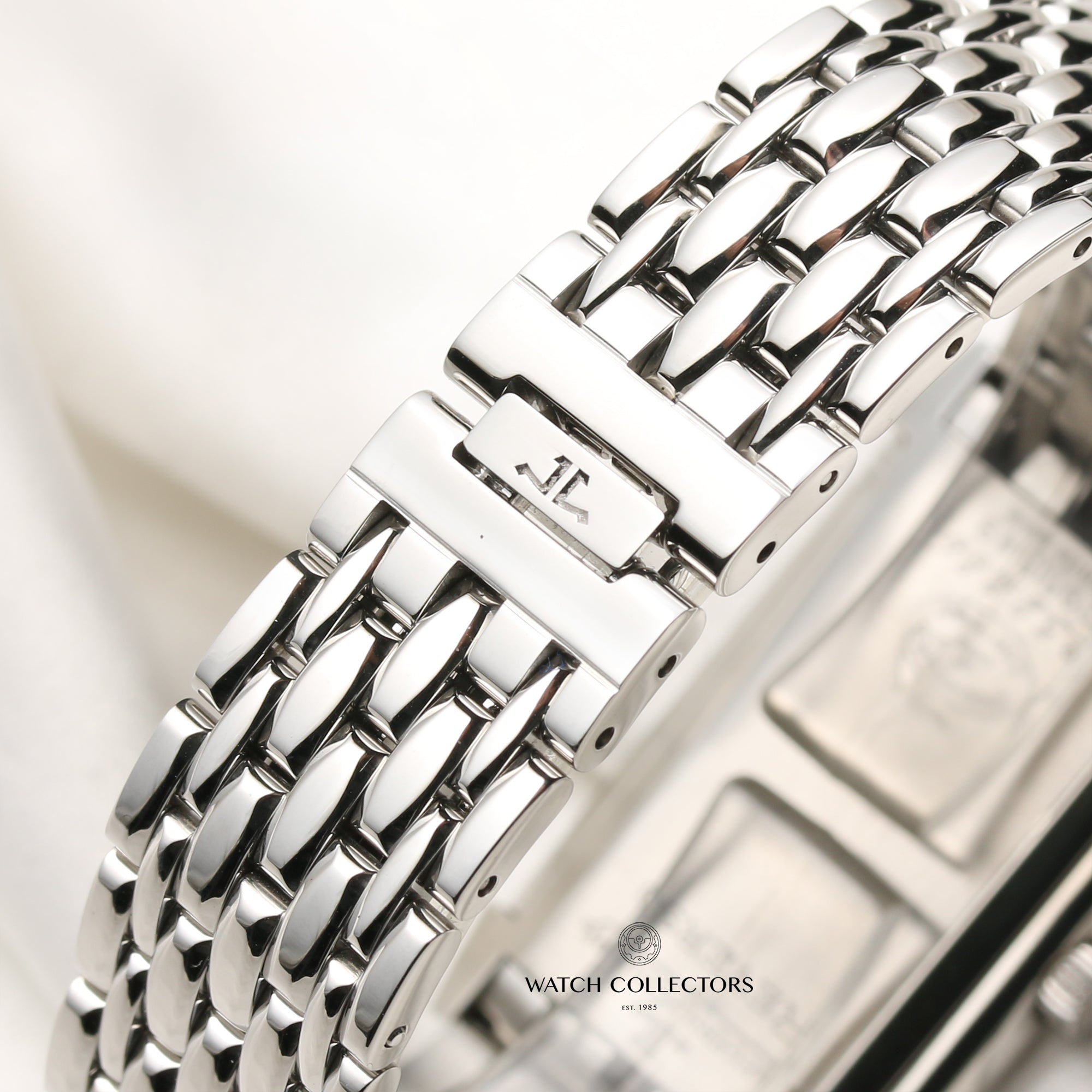 Jaeger-LeCoultre Stainless Steel Reverso Second Hand Watch Collectors 9