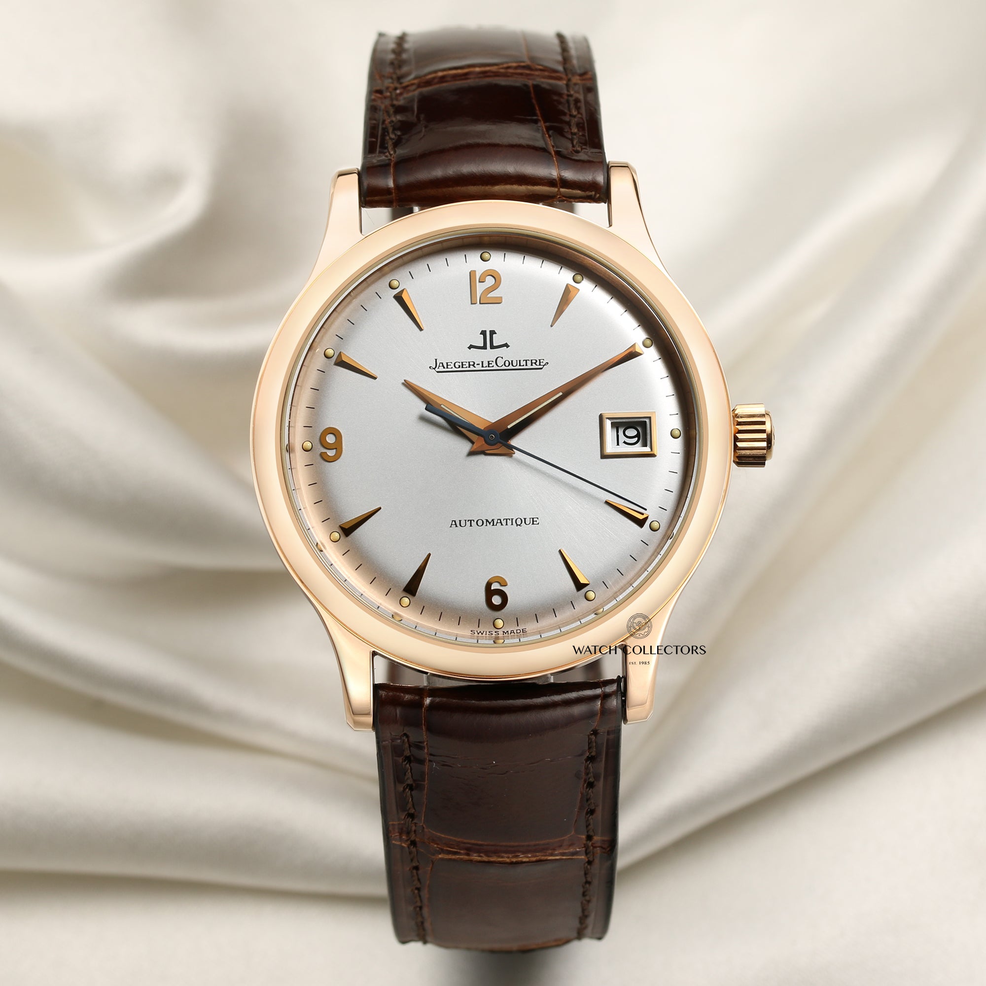 Jaeger Master Control 18K Rose Gold Second Hand Watch Collectors 1