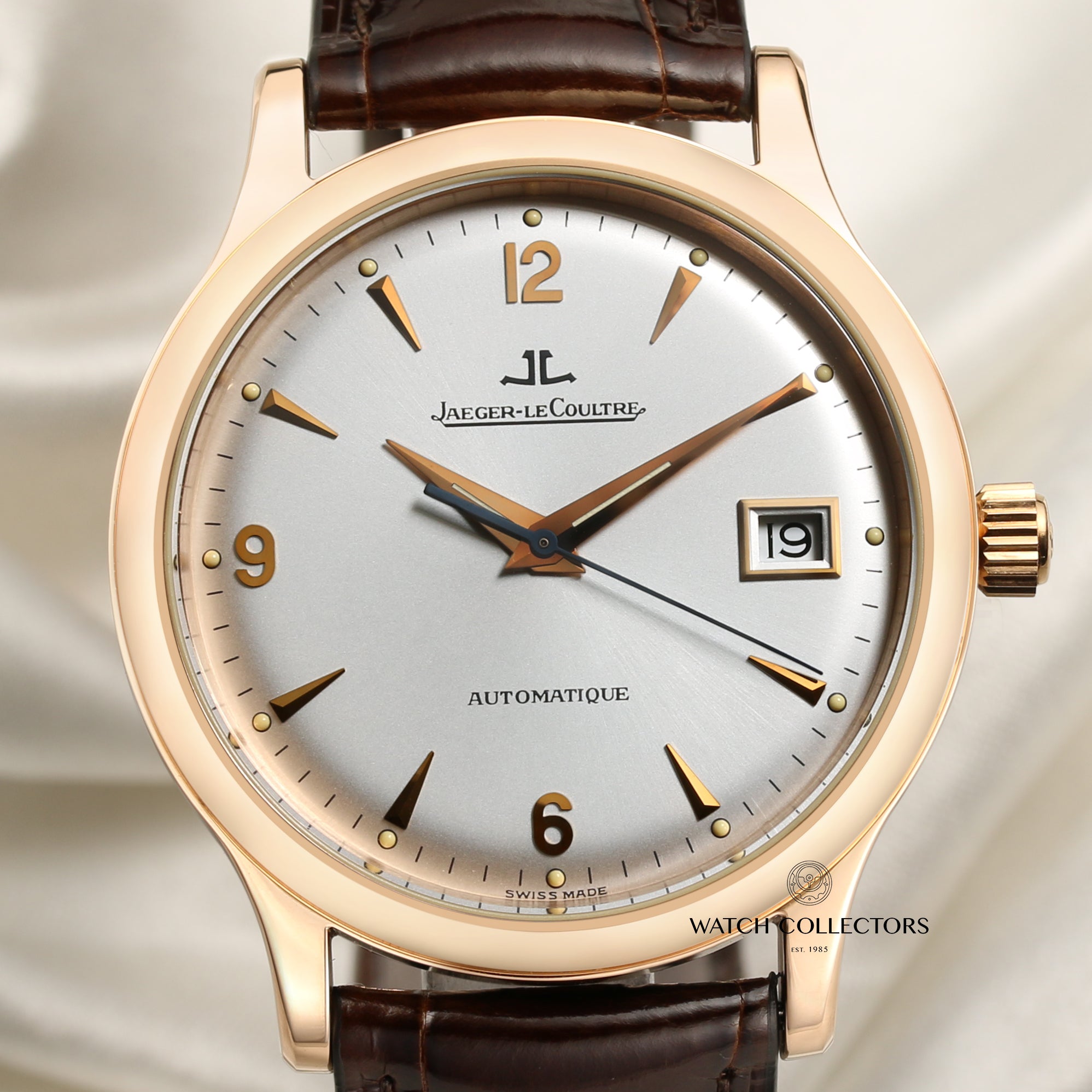 Jaeger Master Control 18K Rose Gold Second Hand Watch Collectors 2