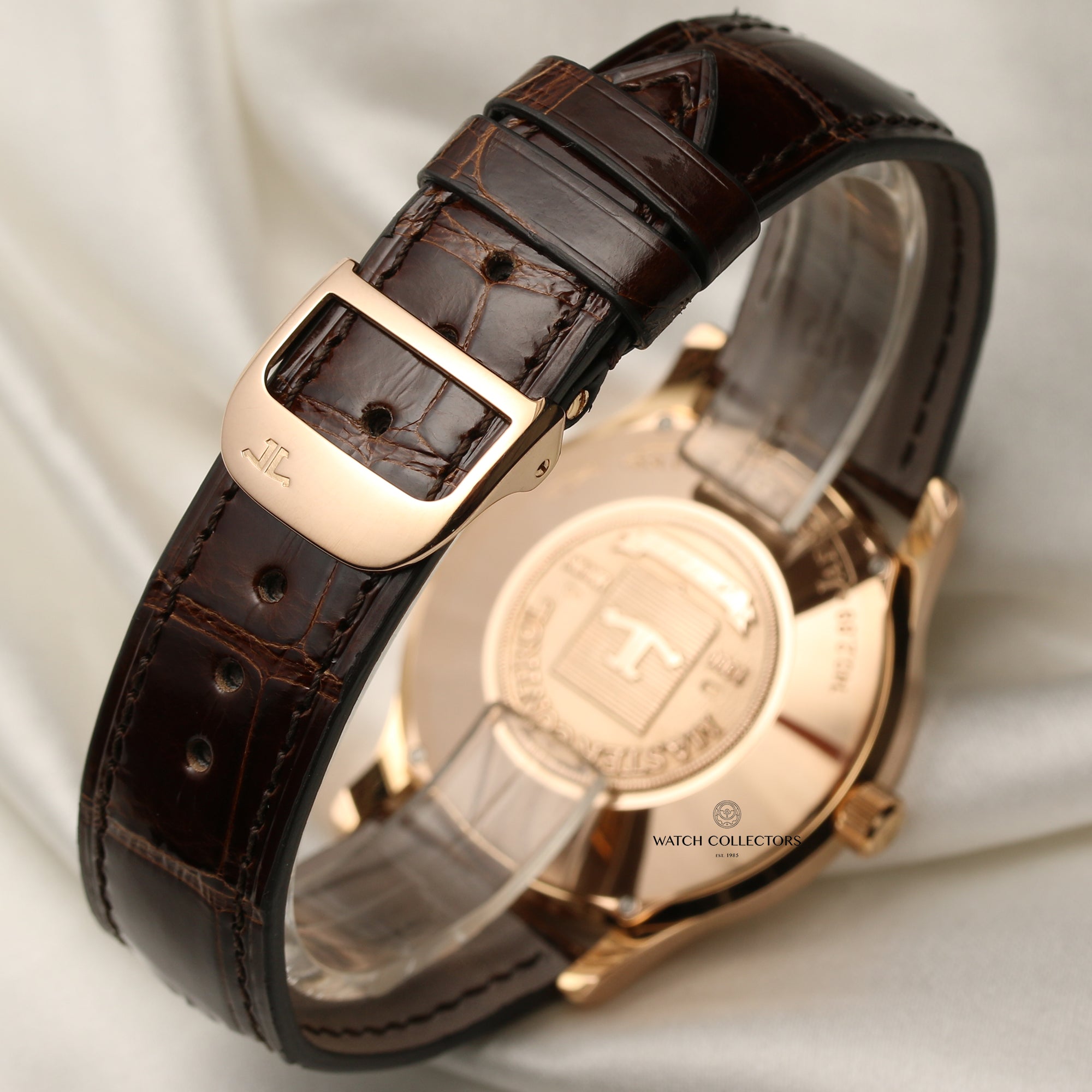 Jaeger Master Control 18K Rose Gold Second Hand Watch Collectors 6
