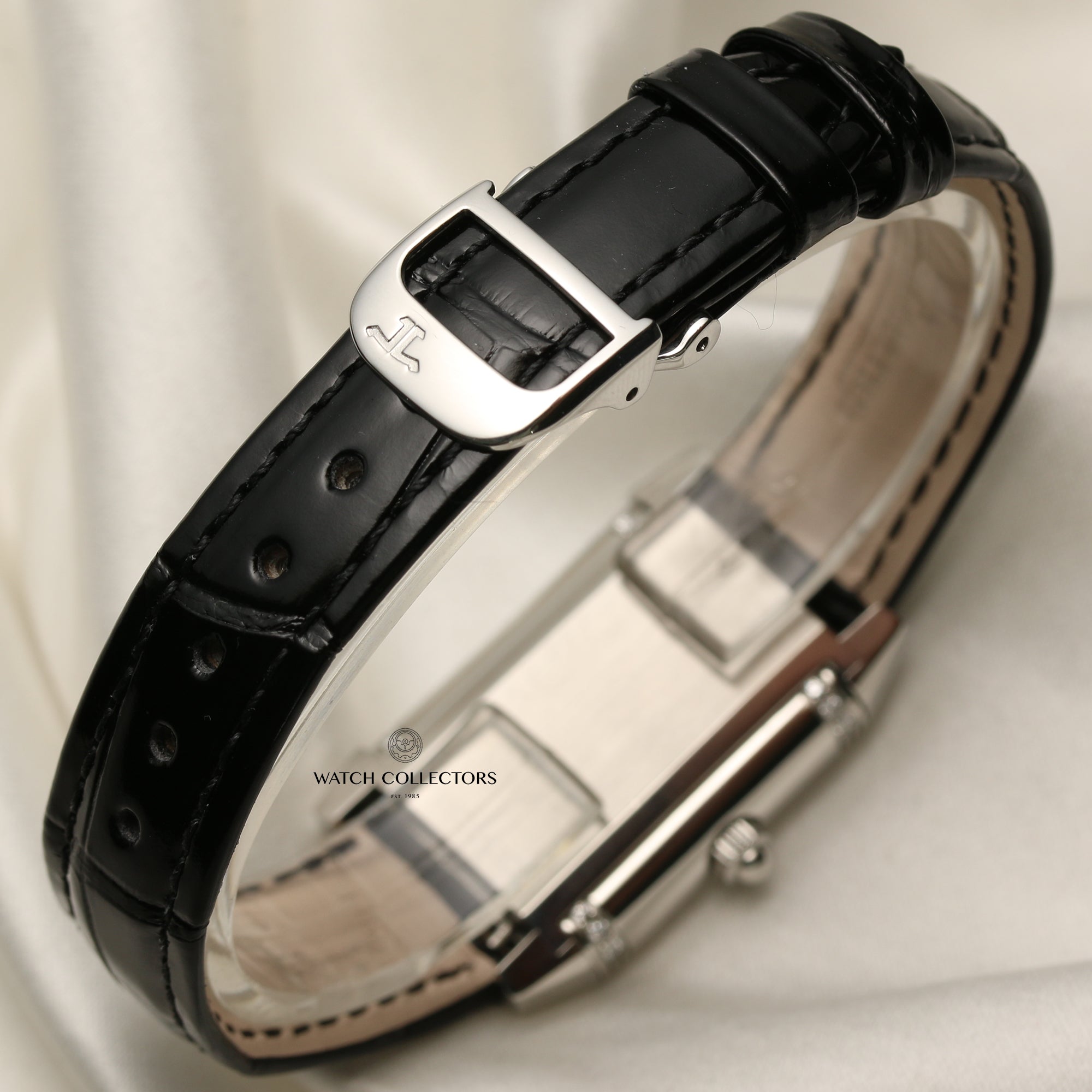 Jaeger Reverso Lady MOP Diamond Stainless Steel Second Hand Watch Collectors 7