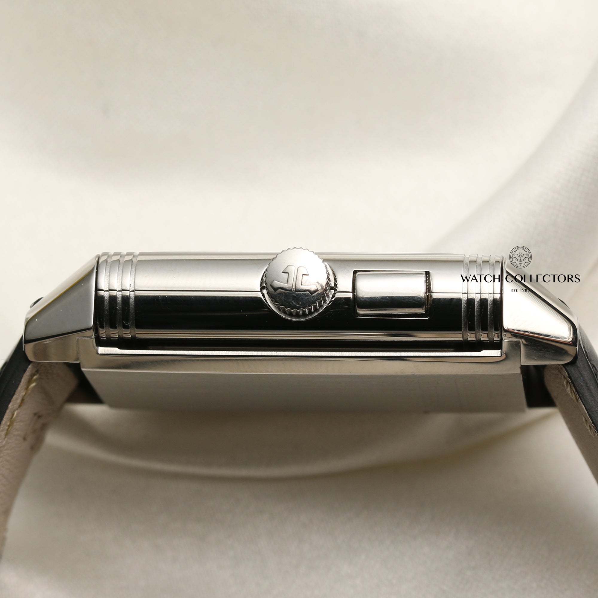 Jaeger Reverso Stainless Steel Second Hand Watch Collectors 6