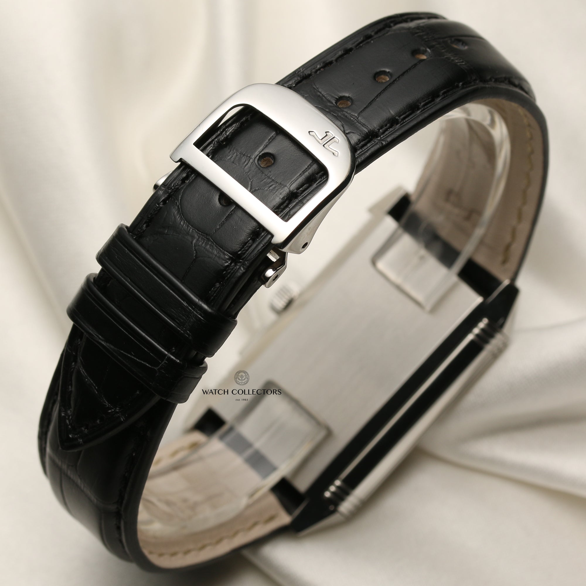 Jaeger Reverso Stainless Steel Second Hand Watch Collectors 7