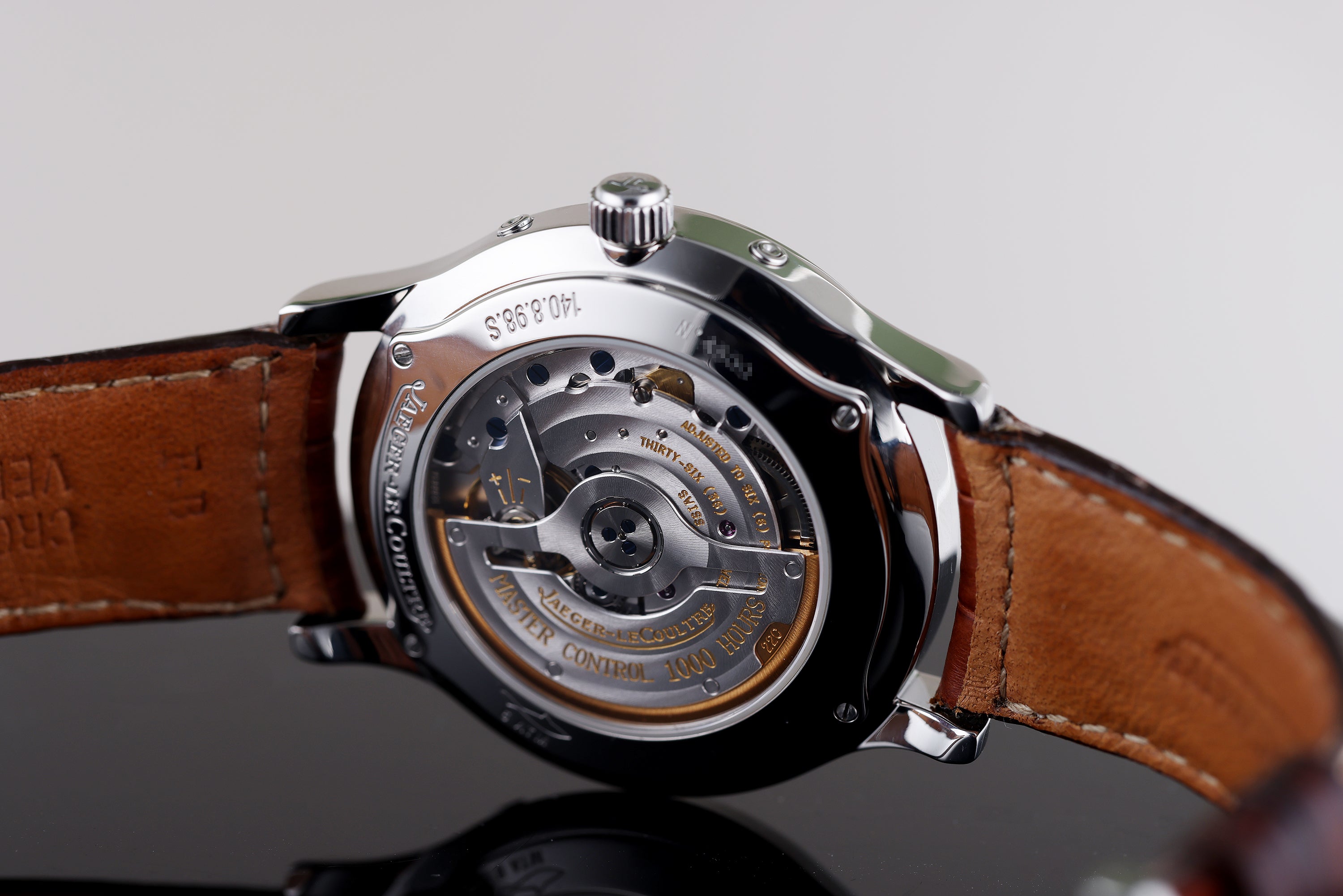 Jaeger-LeCoultre Master Control Triple Calendar | REF. 140.8.98.S | 37mm | Black Dial | Stainless Steel