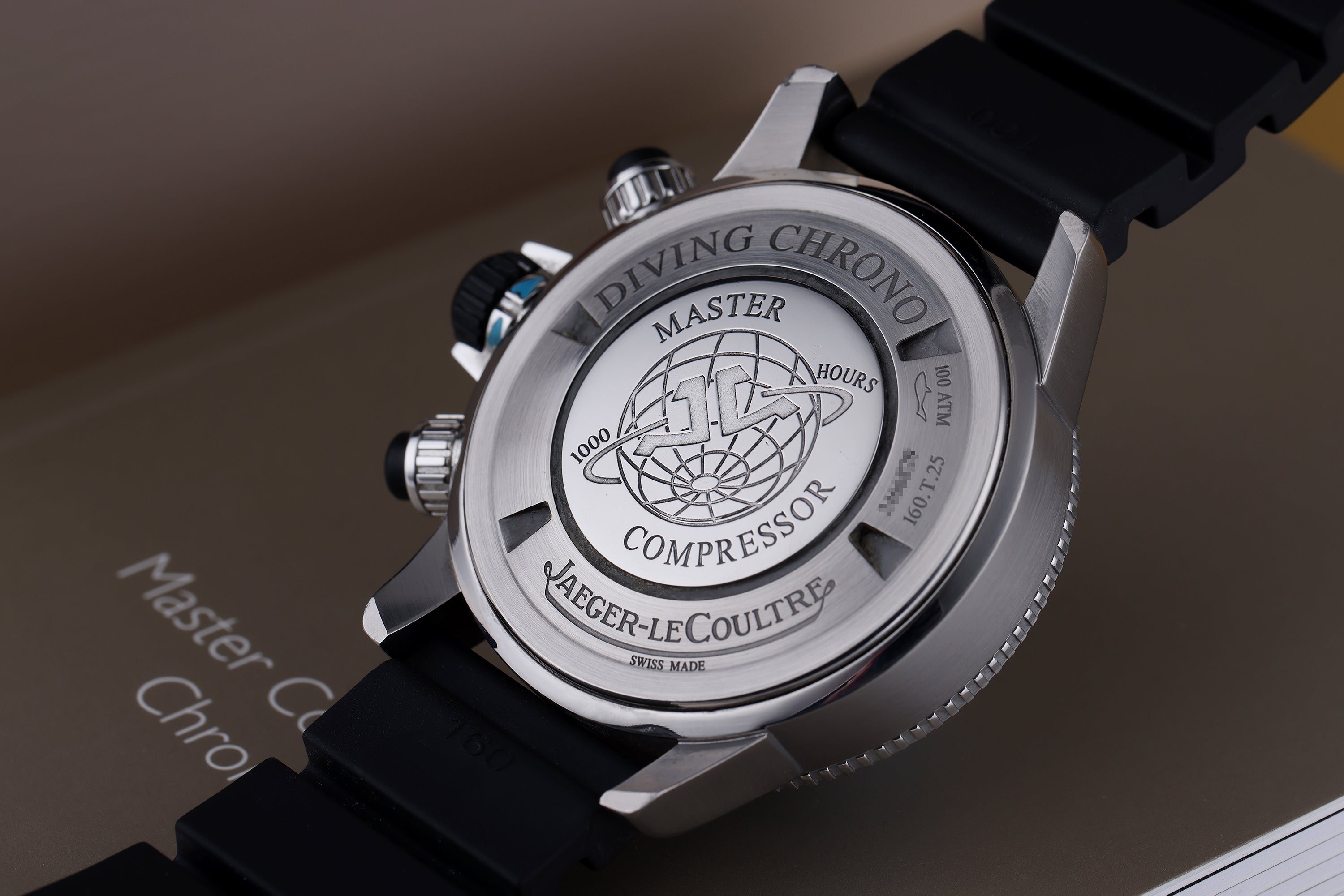 Jaeger-LeCoultre Master Compressor Diving Chronograph | REF. 160.T.25 / JLQ186T670 | Titanium & Rubber | 44mm | Box & Papers | 2013