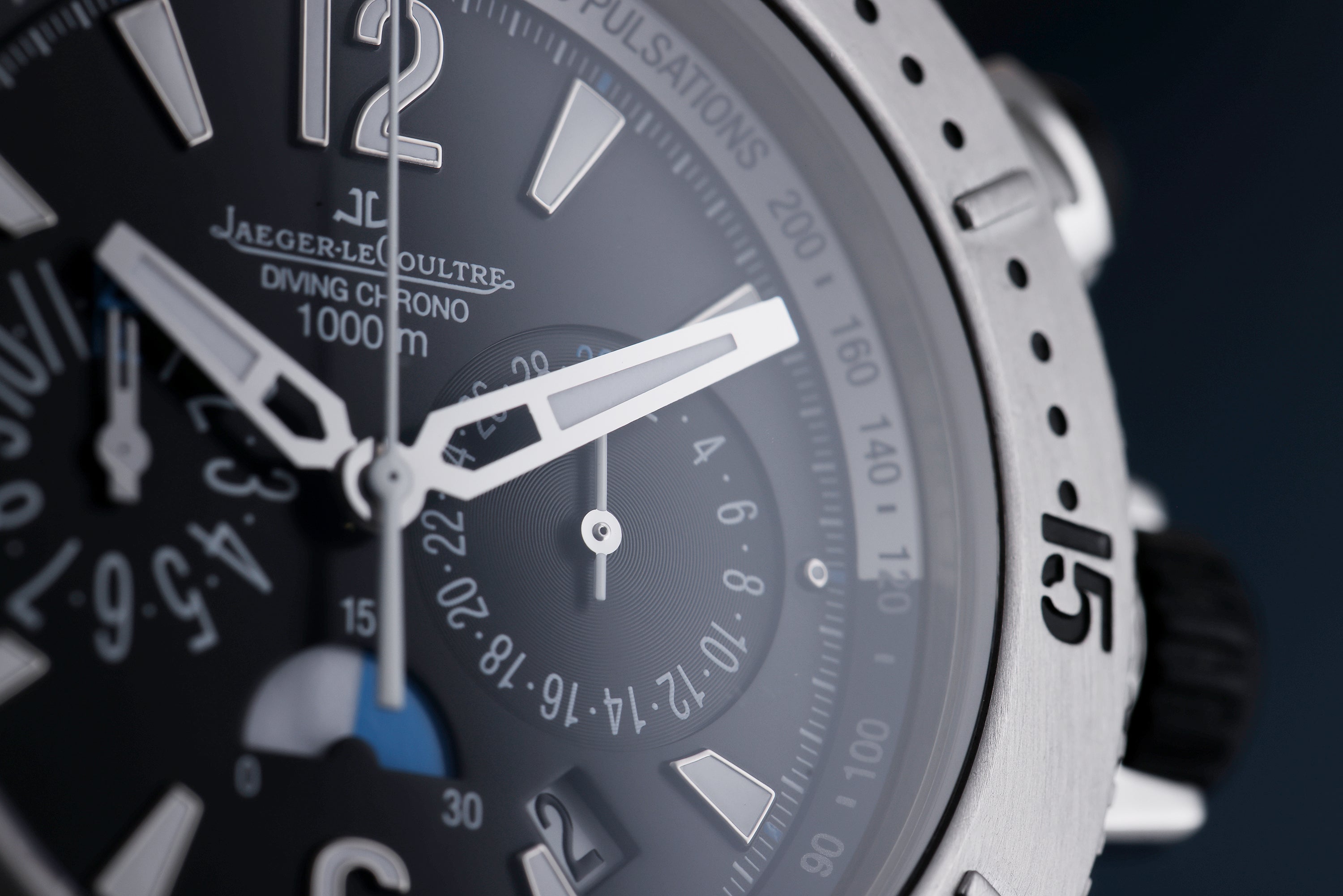 Jaeger-LeCoultre Master Compressor Diving Chronograph | REF. 160.T.25 / JLQ186T670 | Titanium & Rubber | 44mm | Box & Papers | 2013