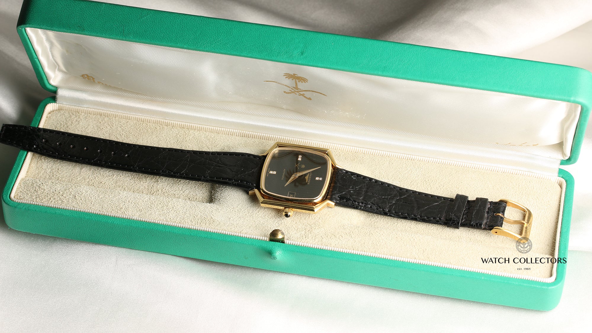 Longines 18K Yellow Gold Diamond Second Hand Watch Collectors 7