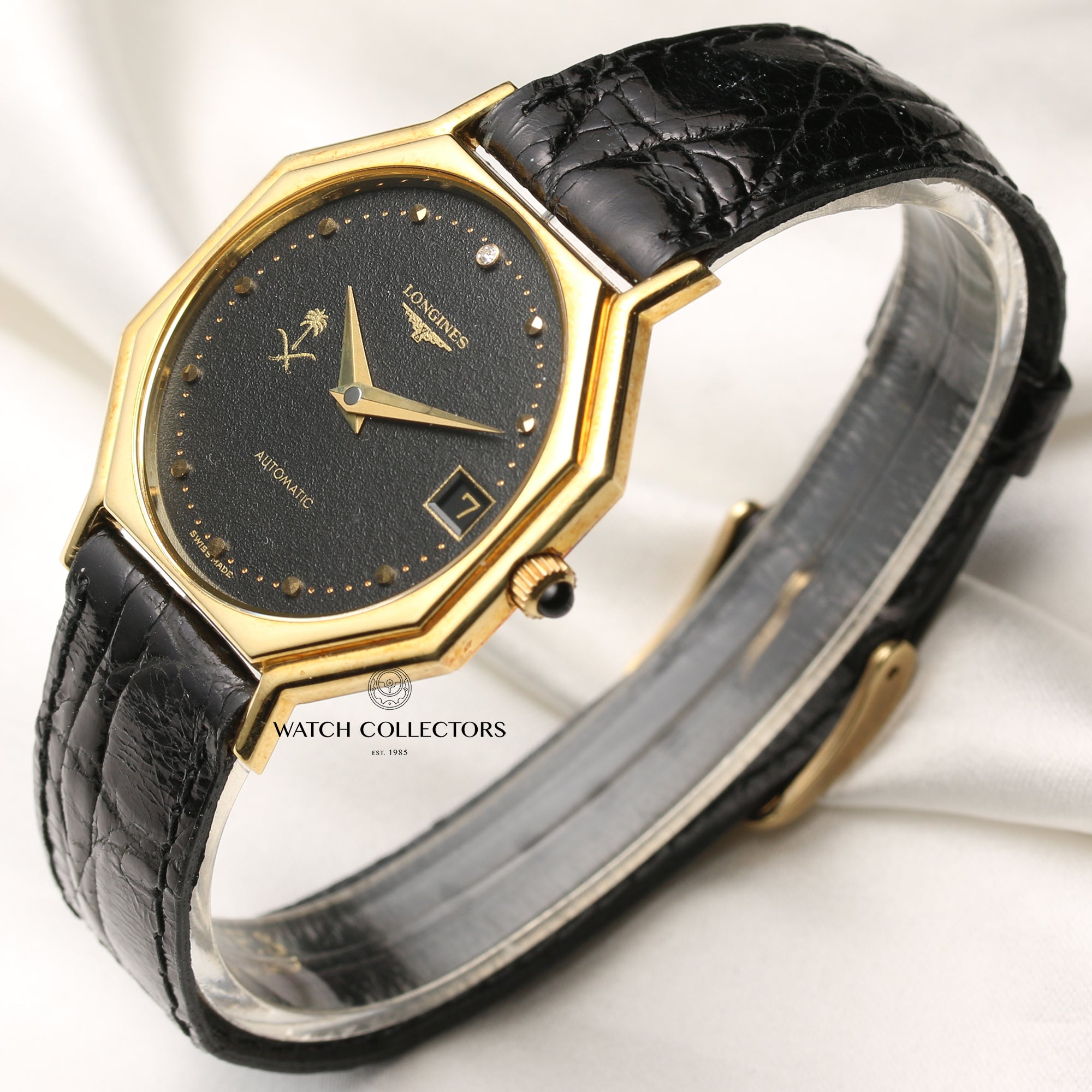 Longines 18K Yellow Gold Second Hand Watch Collectors 3