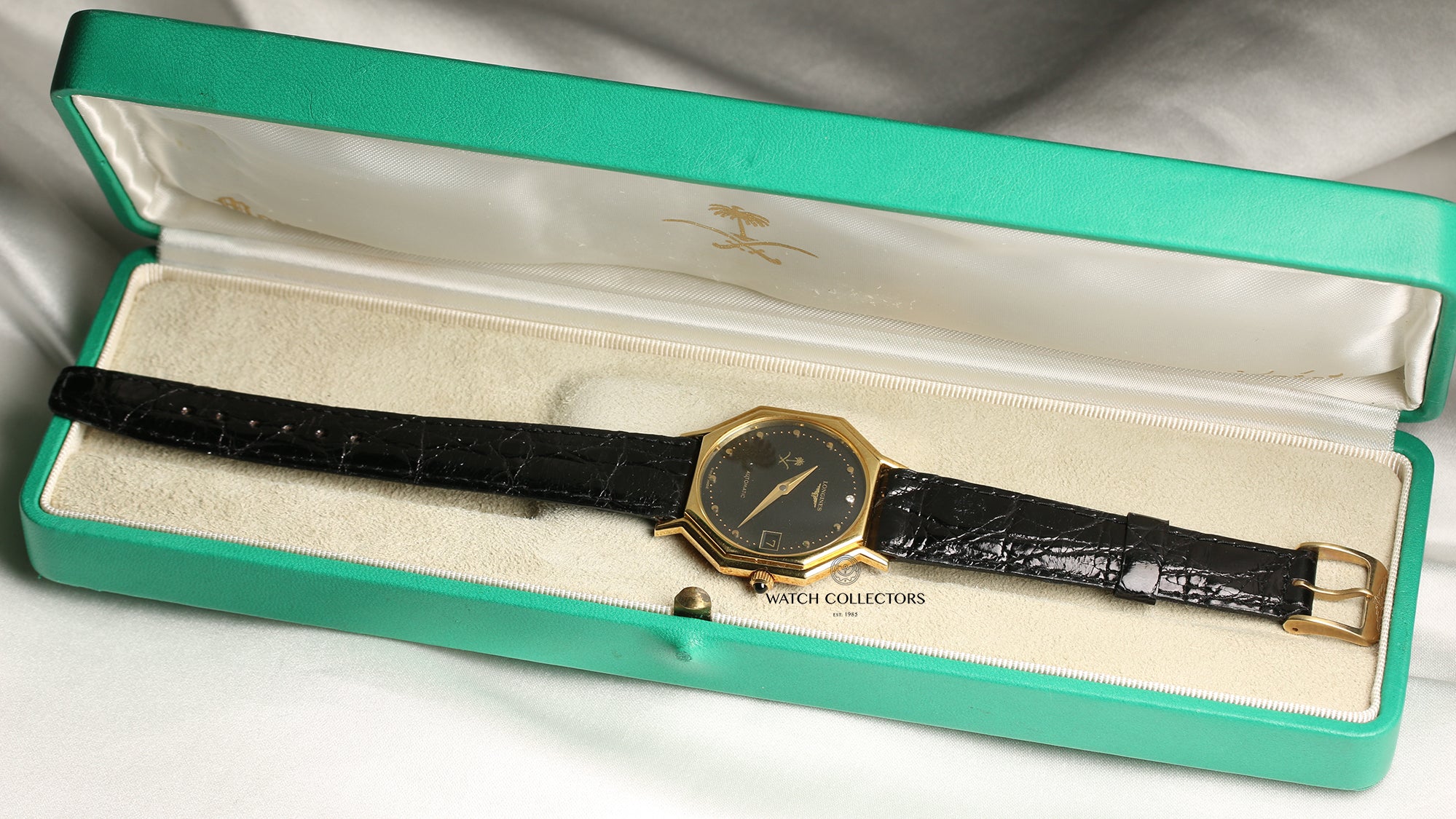 Longines 18K Yellow Gold Second Hand Watch Collectors 7