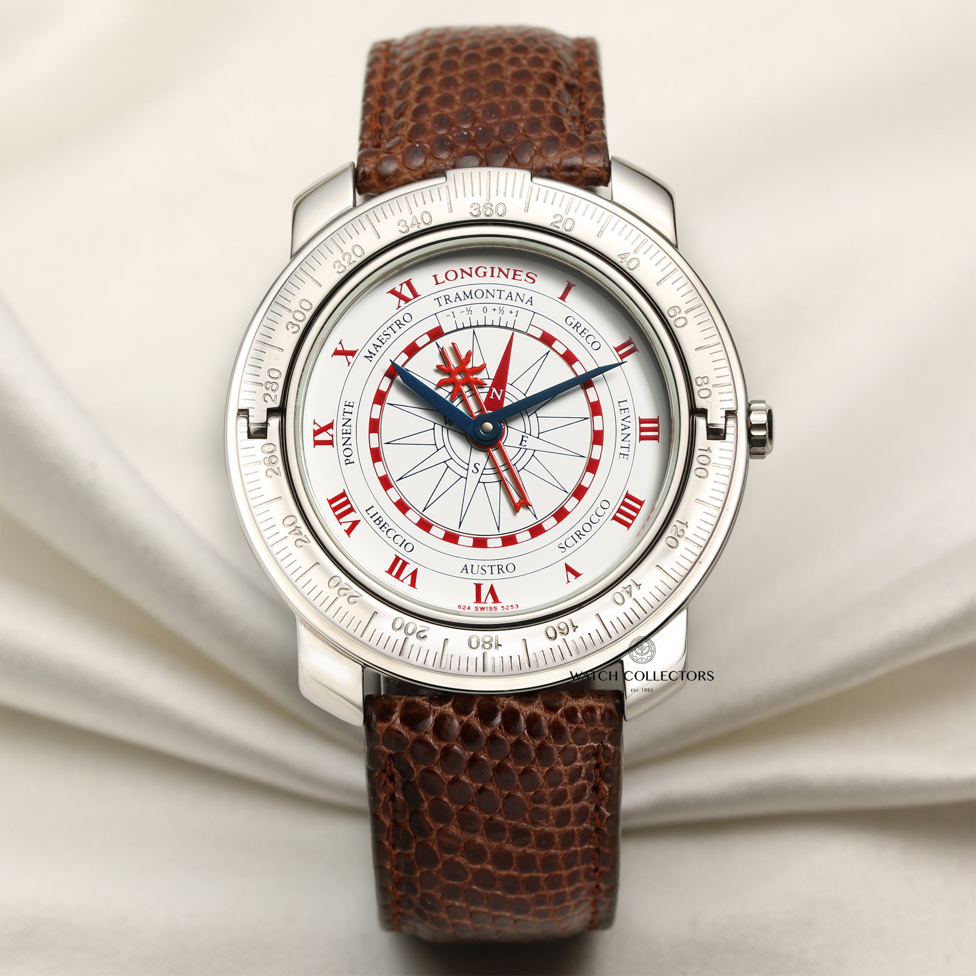 Longines Compass Stainless Steel Second Hand Watch Collectors 1