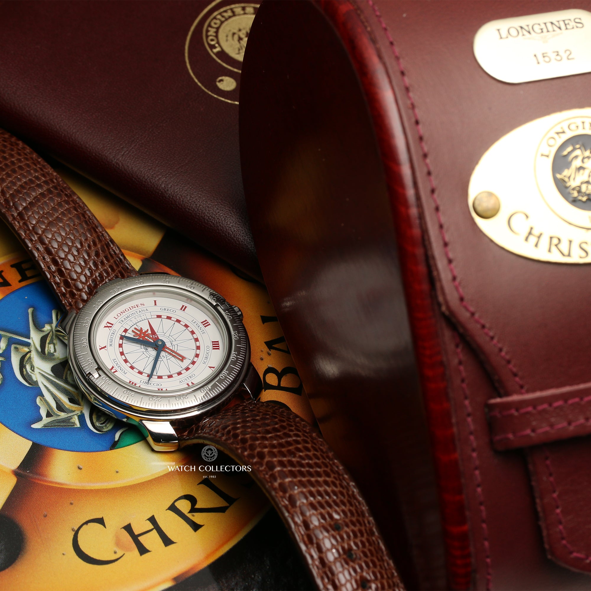 Longines Compass Stainless Steel Second Hand Watch Collectors 10