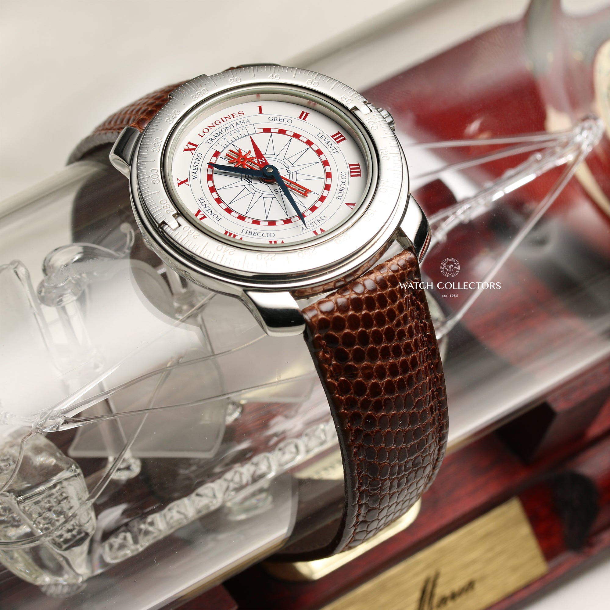 Longines Compass Stainless Steel Second Hand Watch Collectors 9